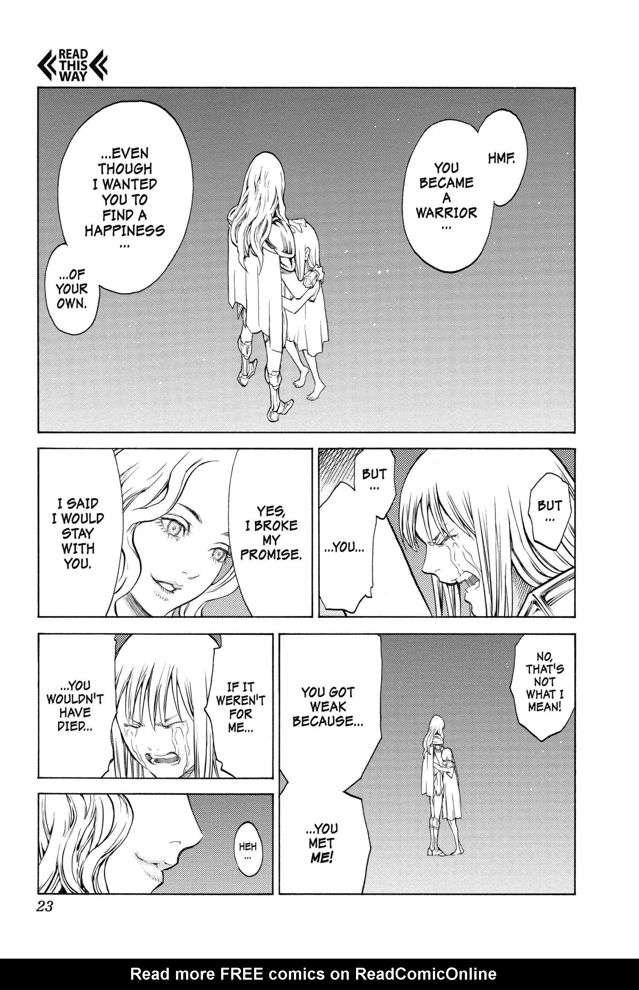 Read online Claymore comic -  Issue #27 - 20