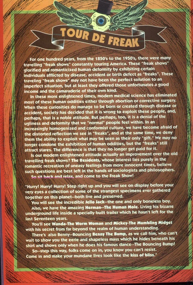 Read online The Residents: Freak Show comic -  Issue # TPB - 6