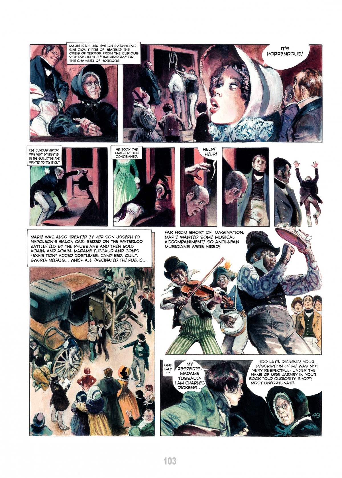 Read online The Fascinating Madame Tussaud comic -  Issue # TPB - 105