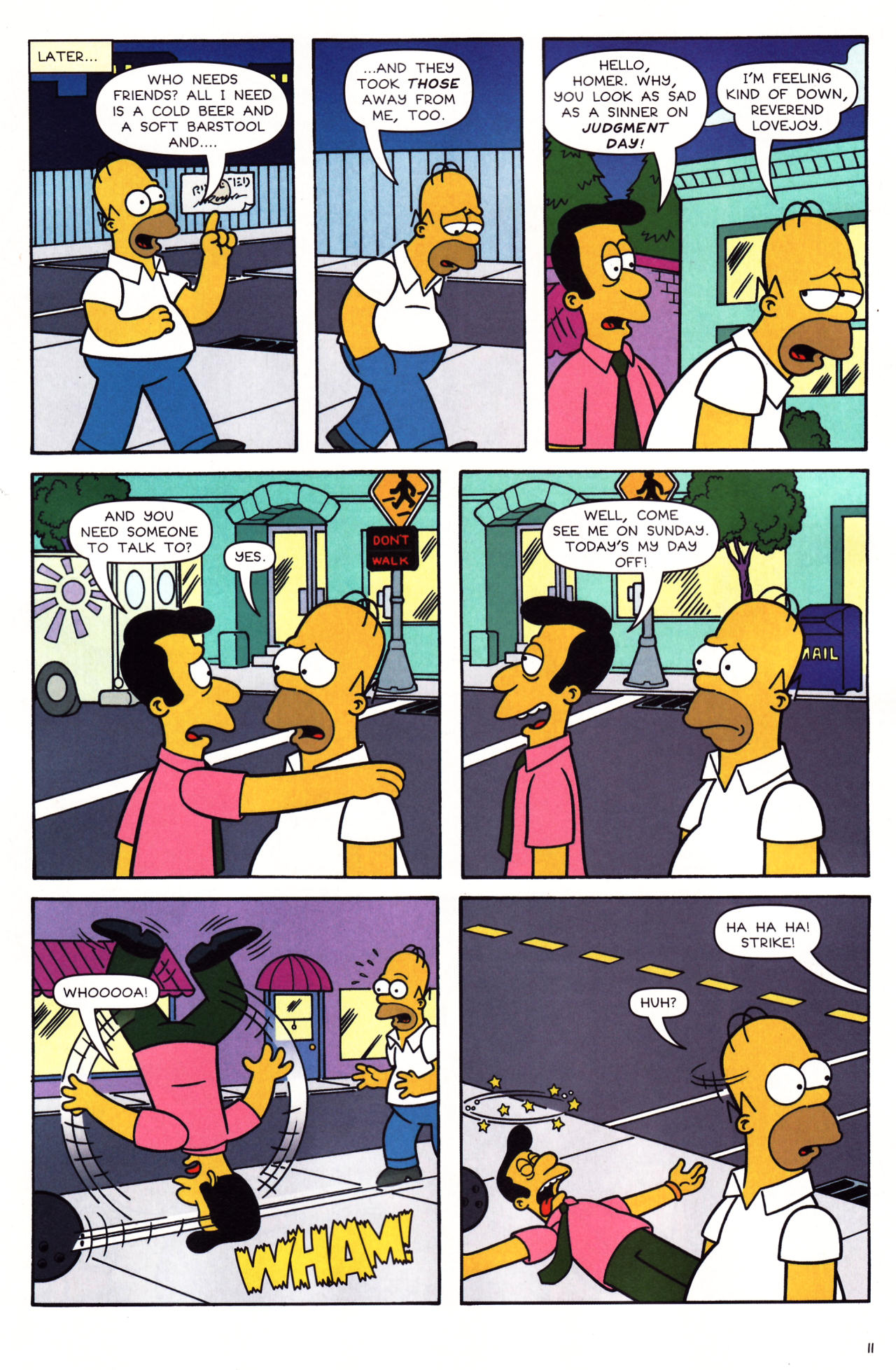 Read online Simpsons Comics comic -  Issue #136 - 9