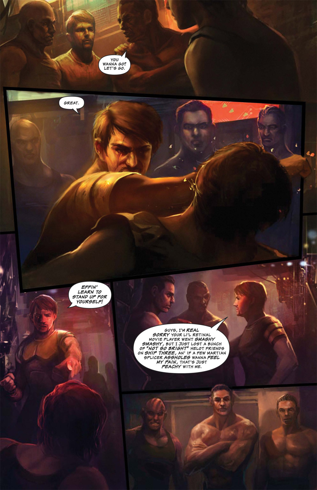 Read online Shrapnel: Hubris comic -  Issue #1 - 41