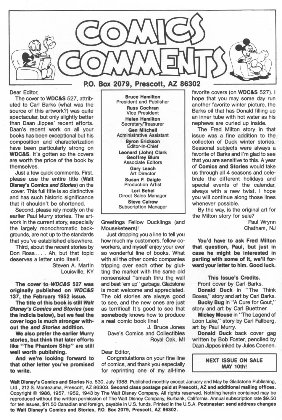 Read online Walt Disney's Comics and Stories comic -  Issue #530 - 2