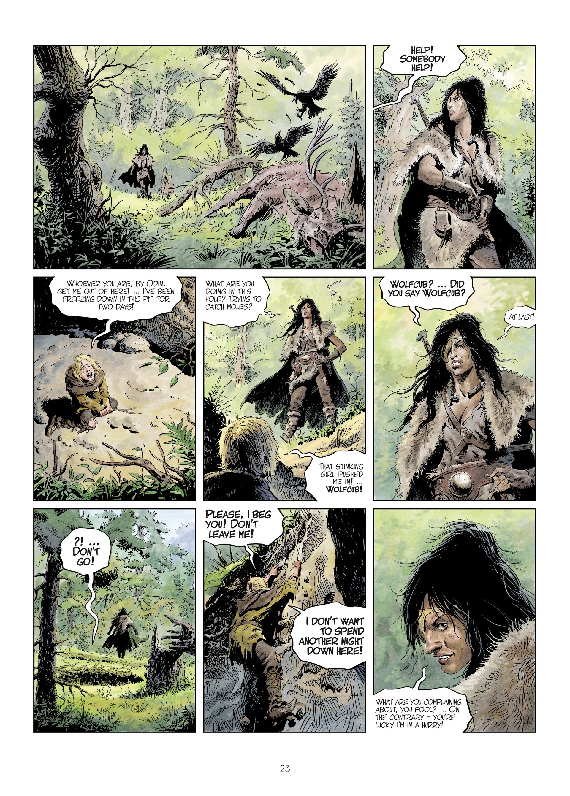 Read online The World of Thorgal: Wolfcub comic -  Issue #4 - 25