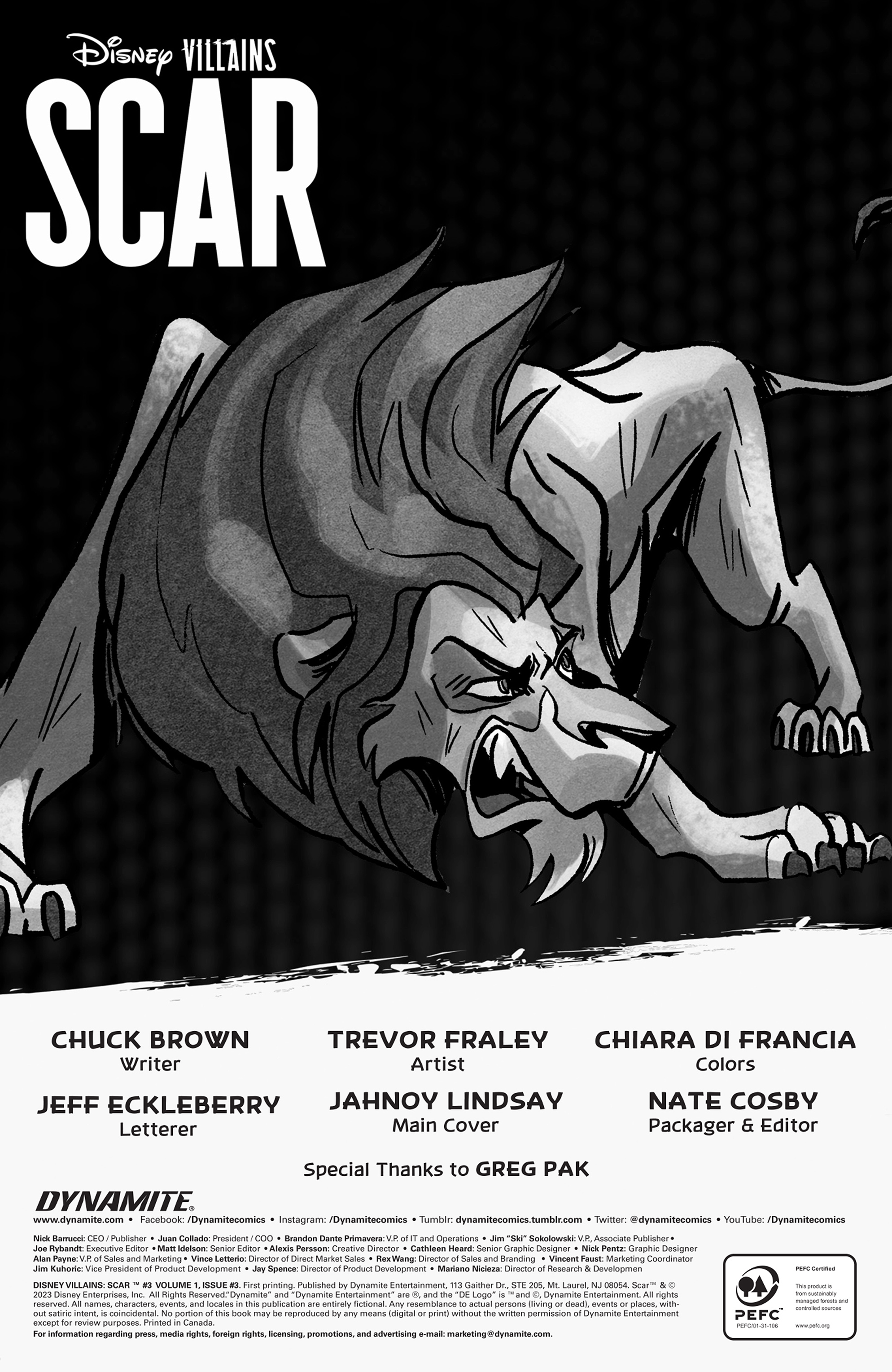Read online Disney Villains: Scar comic -  Issue #3 - 6