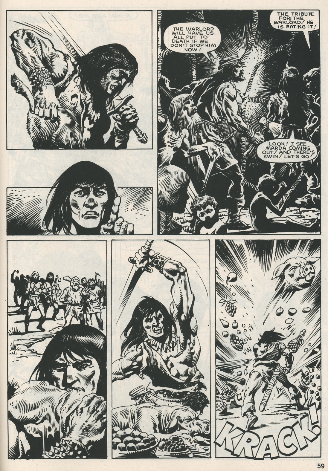 Read online The Savage Sword Of Conan comic -  Issue #115 - 59