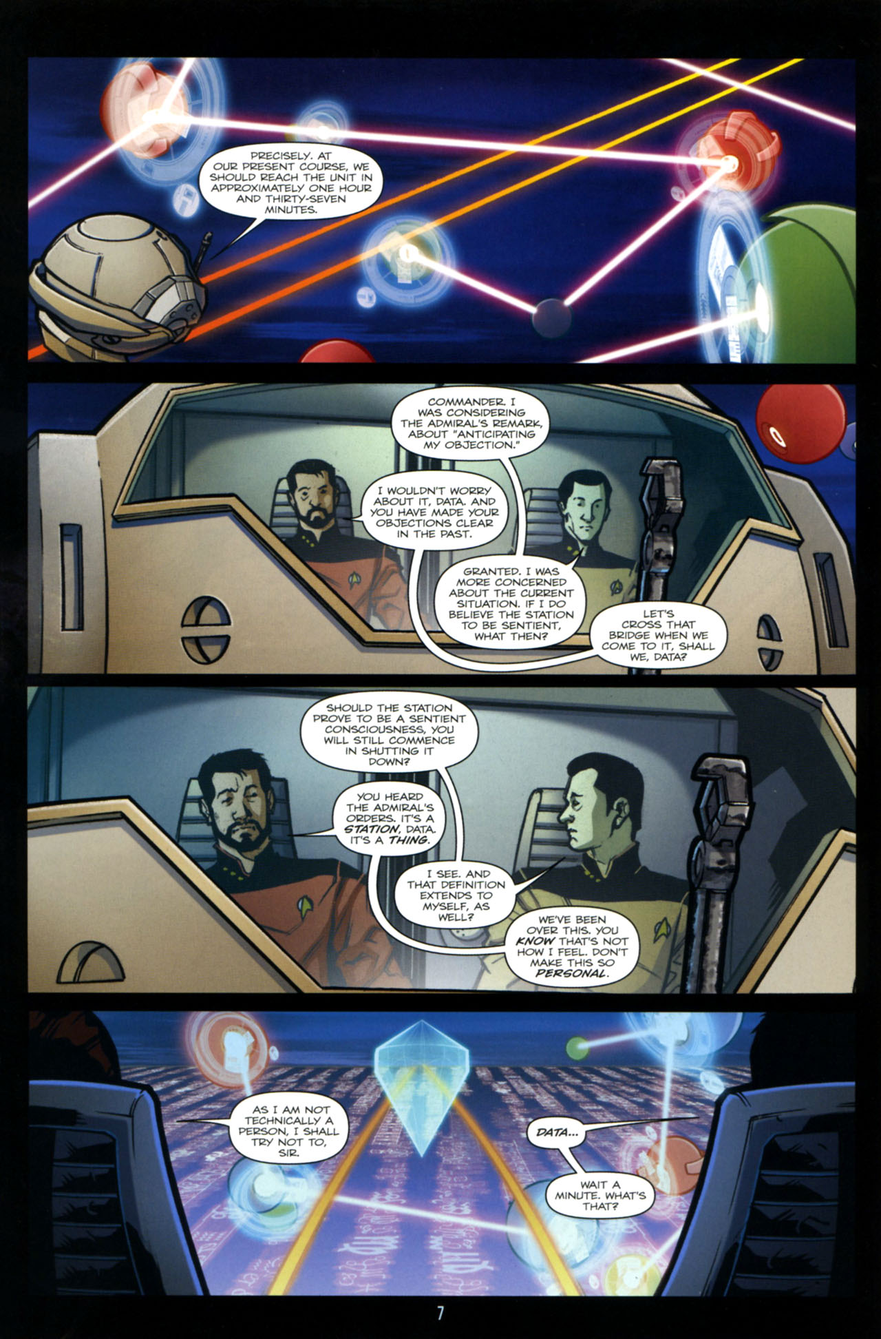 Read online Star Trek: The Next Generation: Intelligence Gathering comic -  Issue #1 - 10