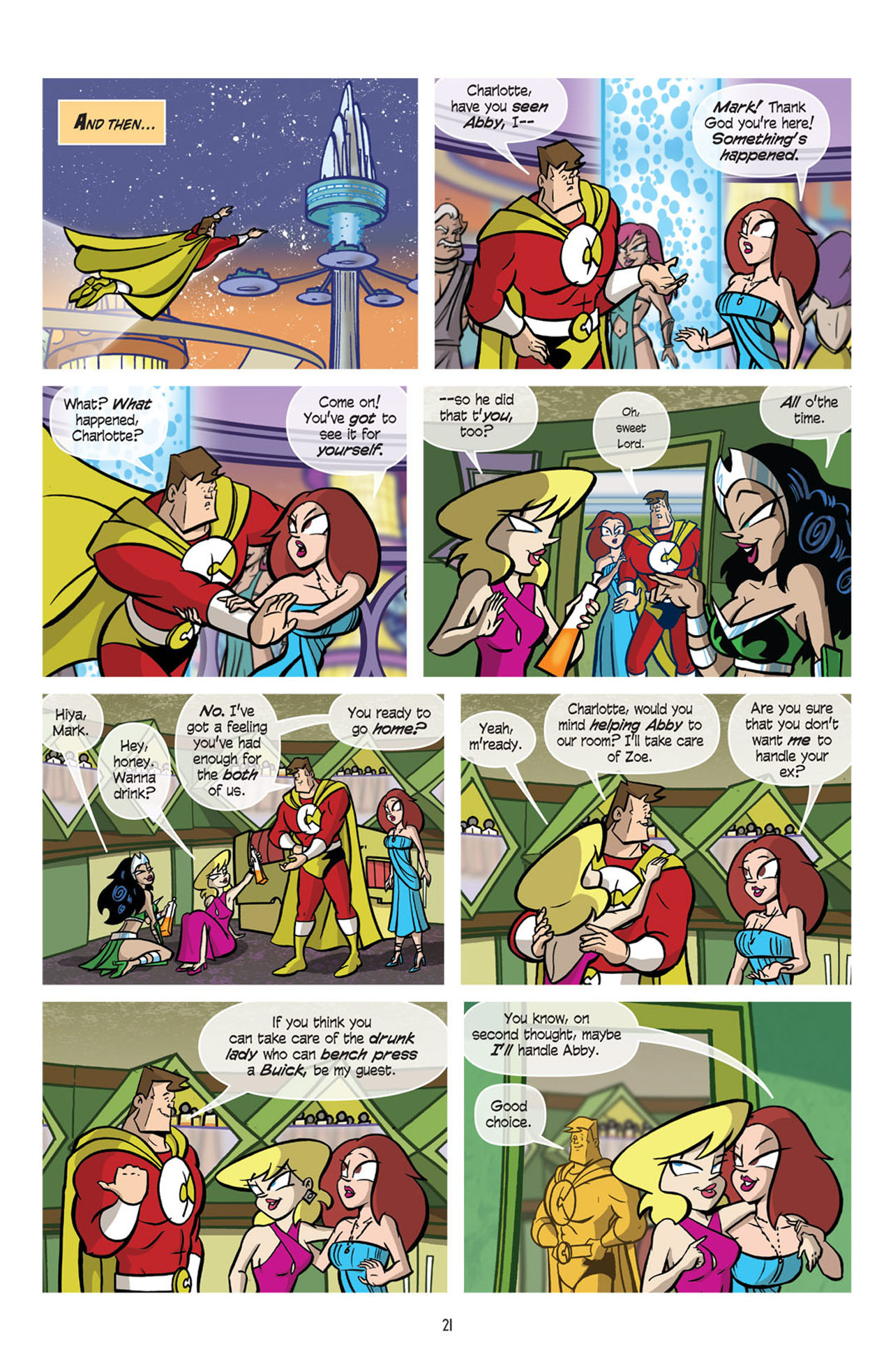 Read online Love and Capes comic -  Issue #11 - 23