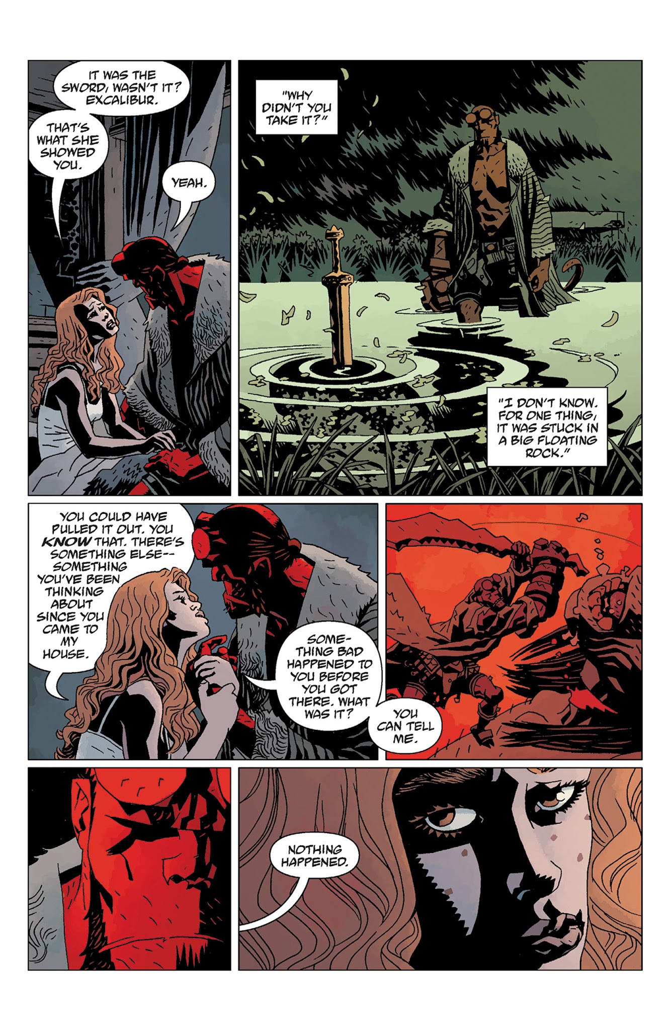 Read online Hellboy: The Wild Hunt comic -  Issue # TPB - 140