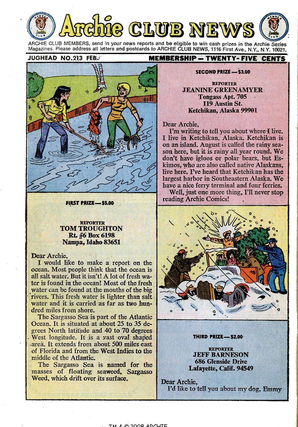Read online Jughead (1965) comic -  Issue #213 - 26