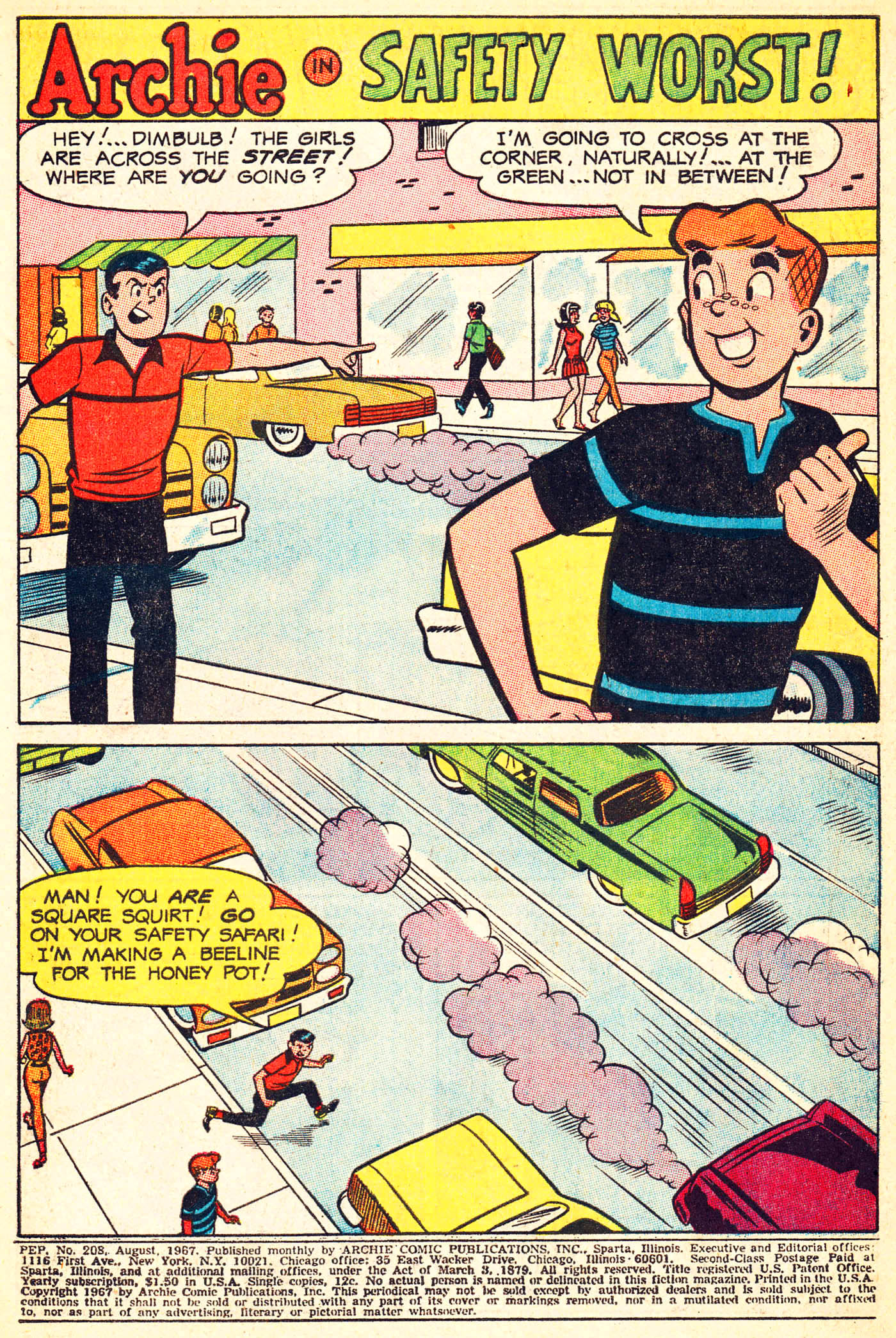 Read online Pep Comics comic -  Issue #208 - 3