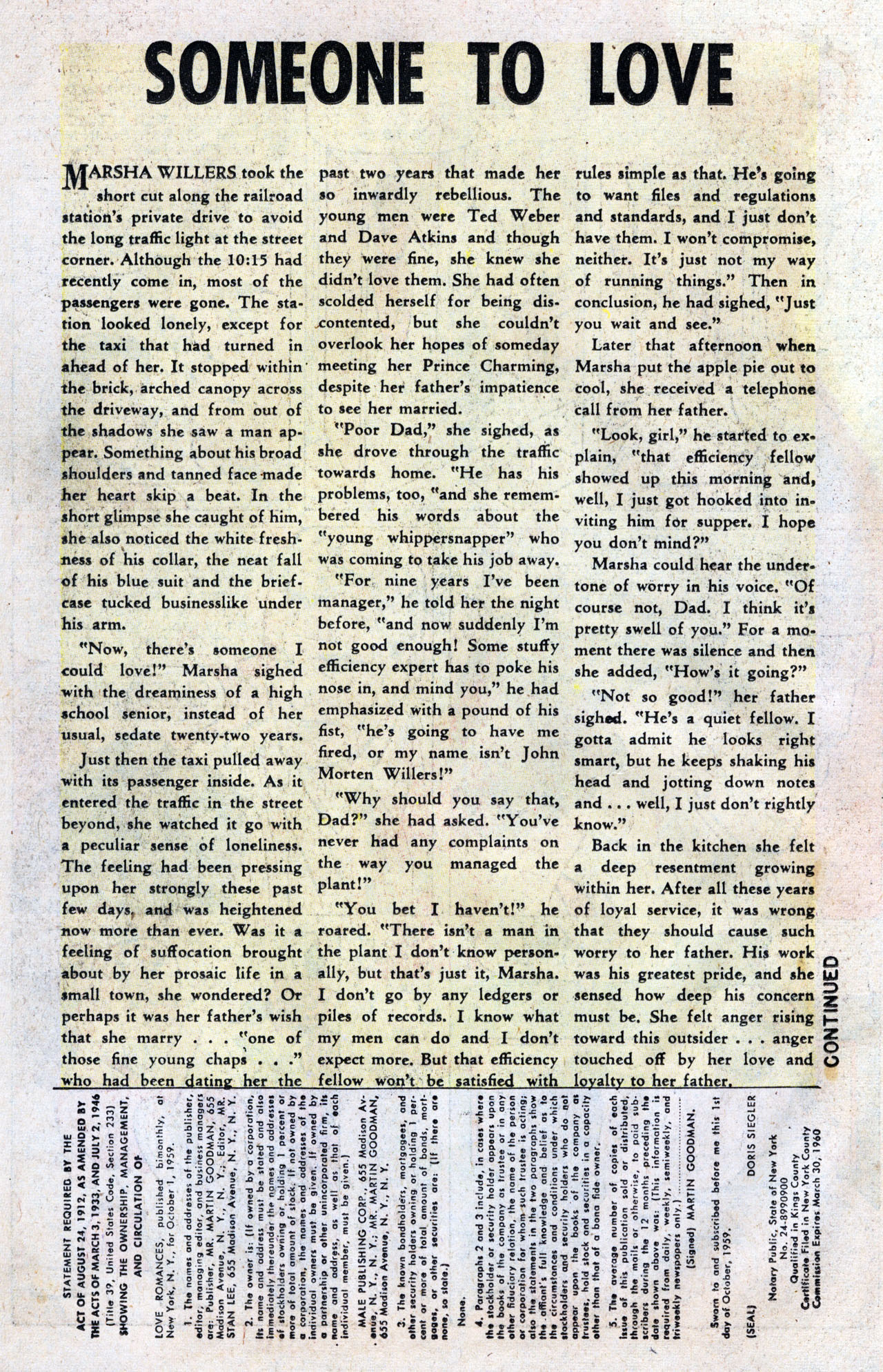 Read online Love Romances comic -  Issue #89 - 18