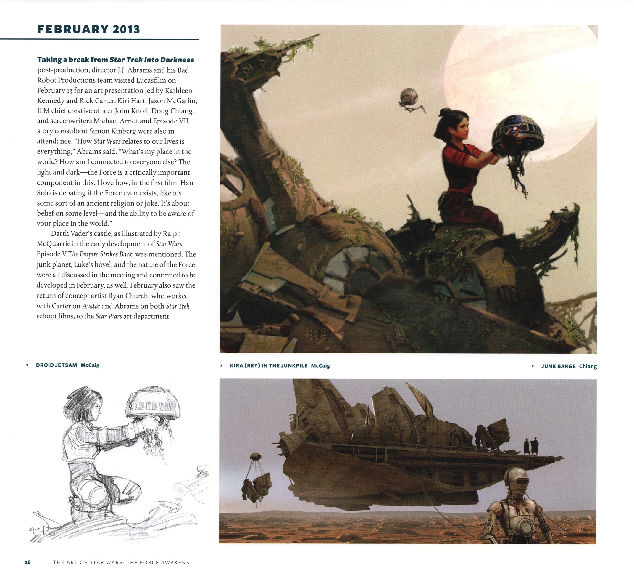 Read online Star Wars: The Art of Star Wars: The Force Awakens comic -  Issue # TPB (Part 1) - 32
