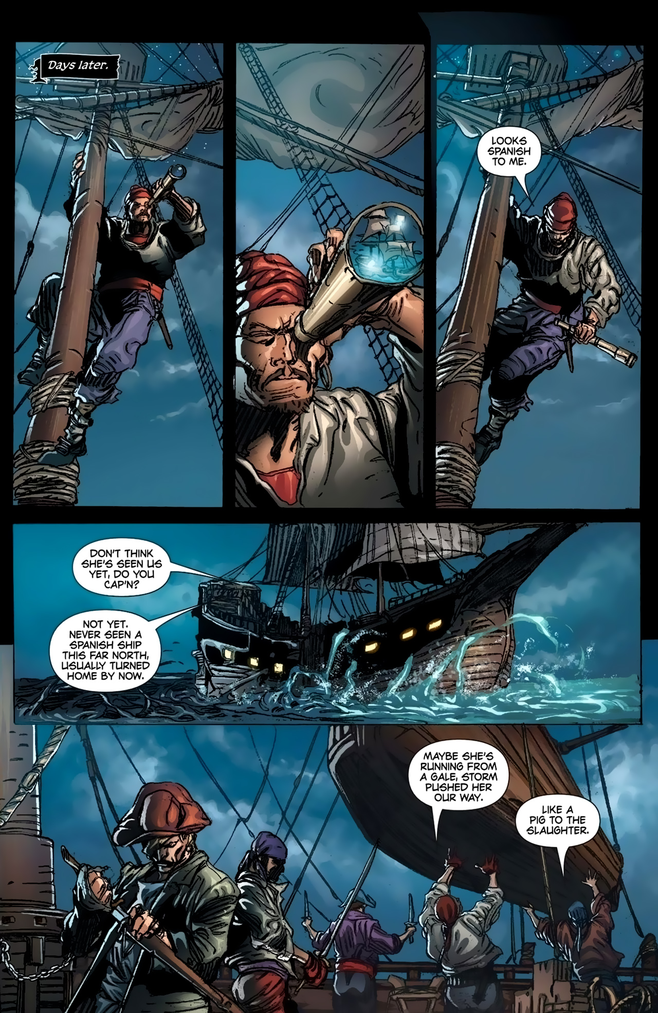 Read online Blackbeard: Legend of the Pyrate King comic -  Issue #3 - 5