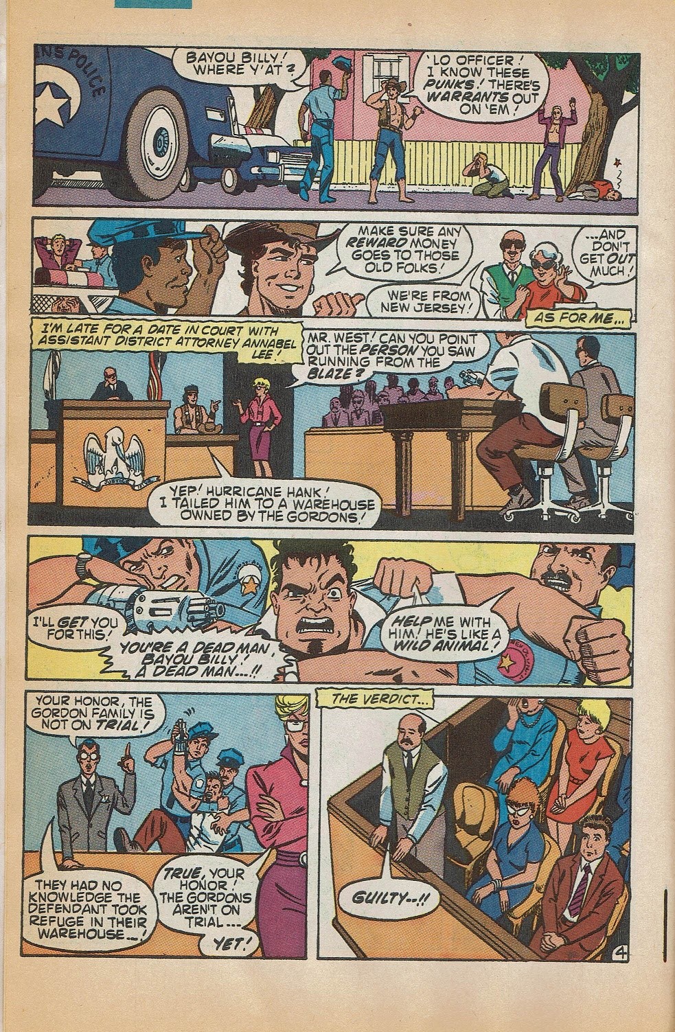 Read online The Adventures of Bayou Billy comic -  Issue #1 - 6