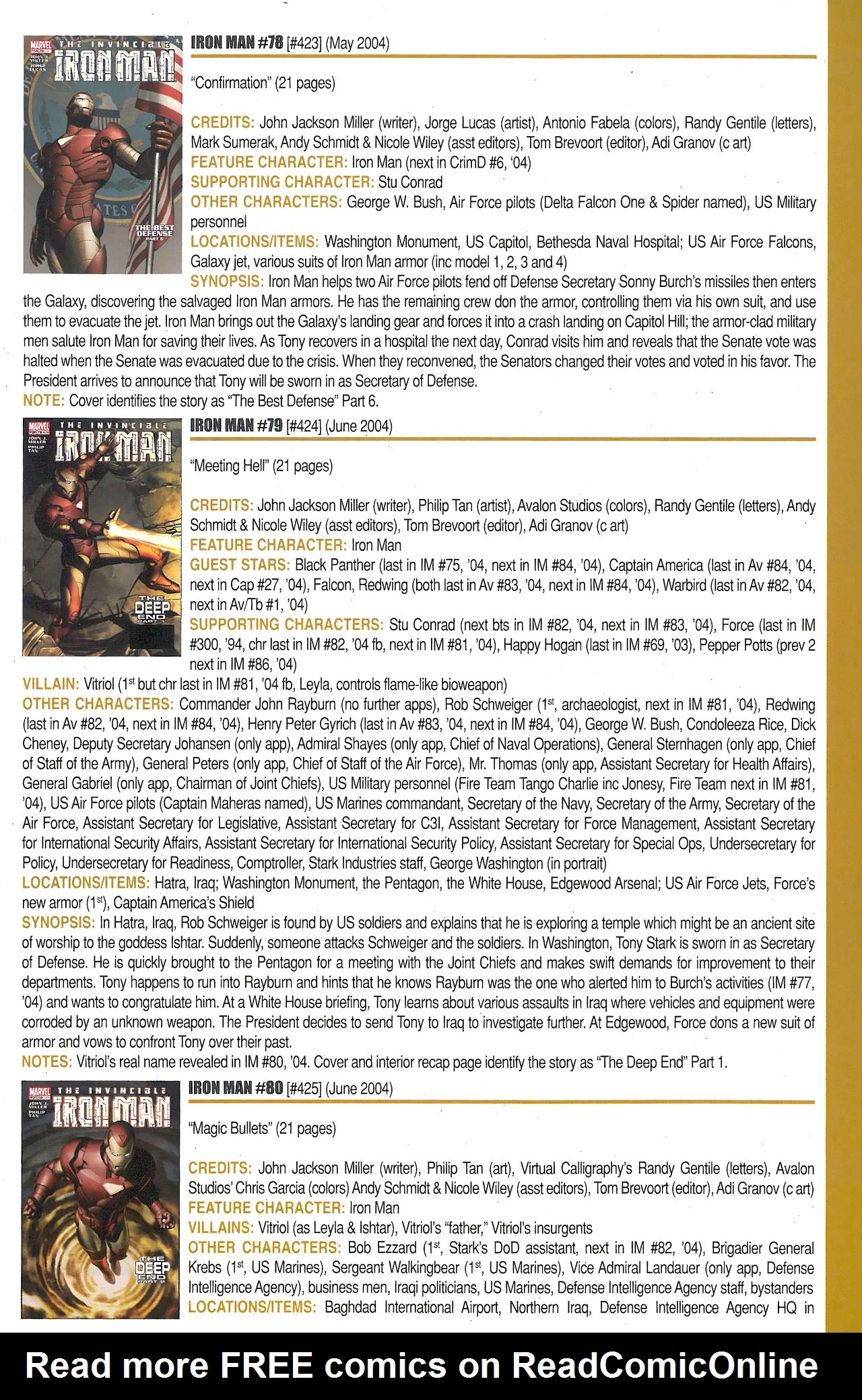 Read online Official Index to the Marvel Universe comic -  Issue #12 - 27