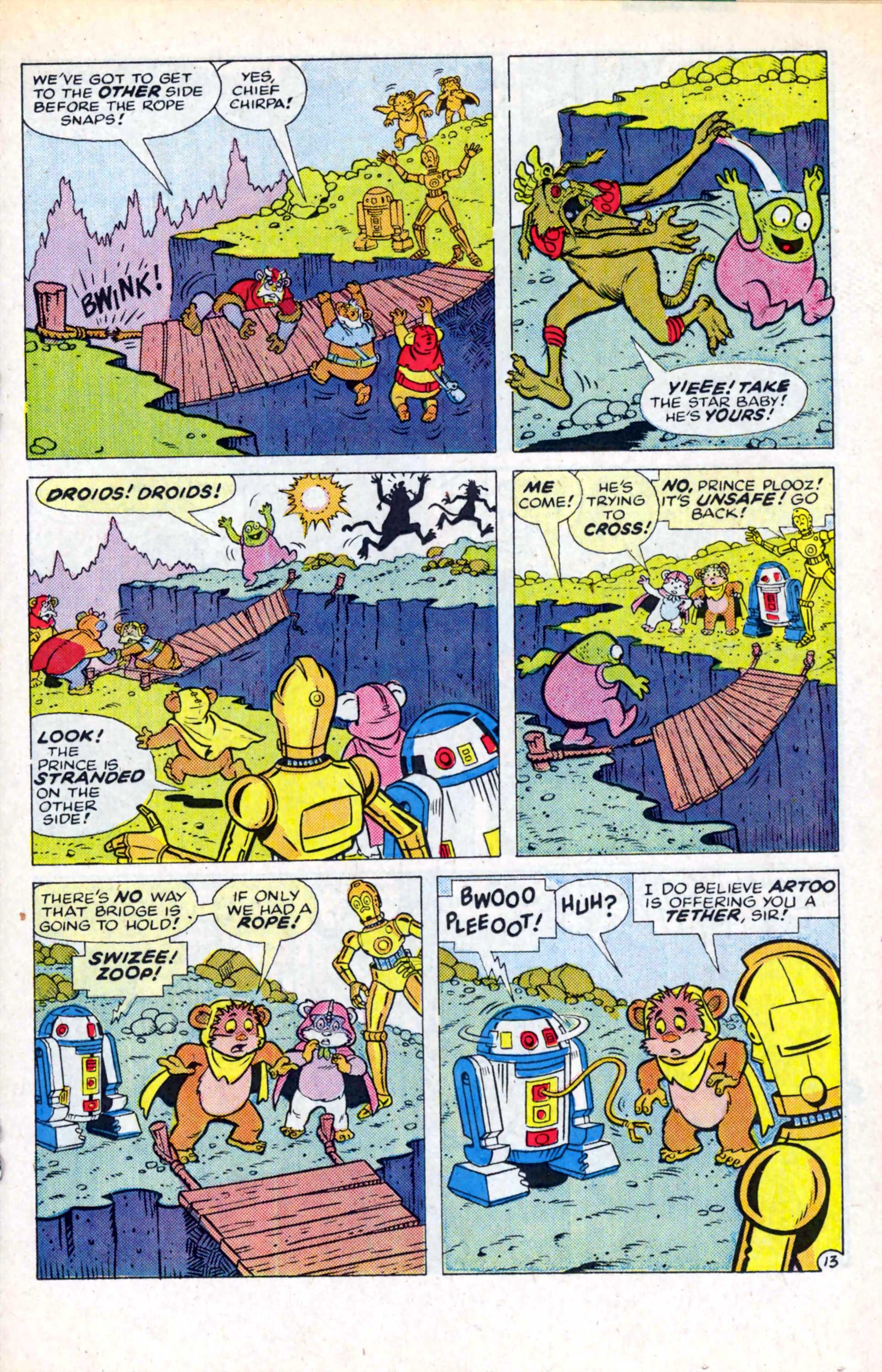 Read online Ewoks (1987) comic -  Issue #10 - 14
