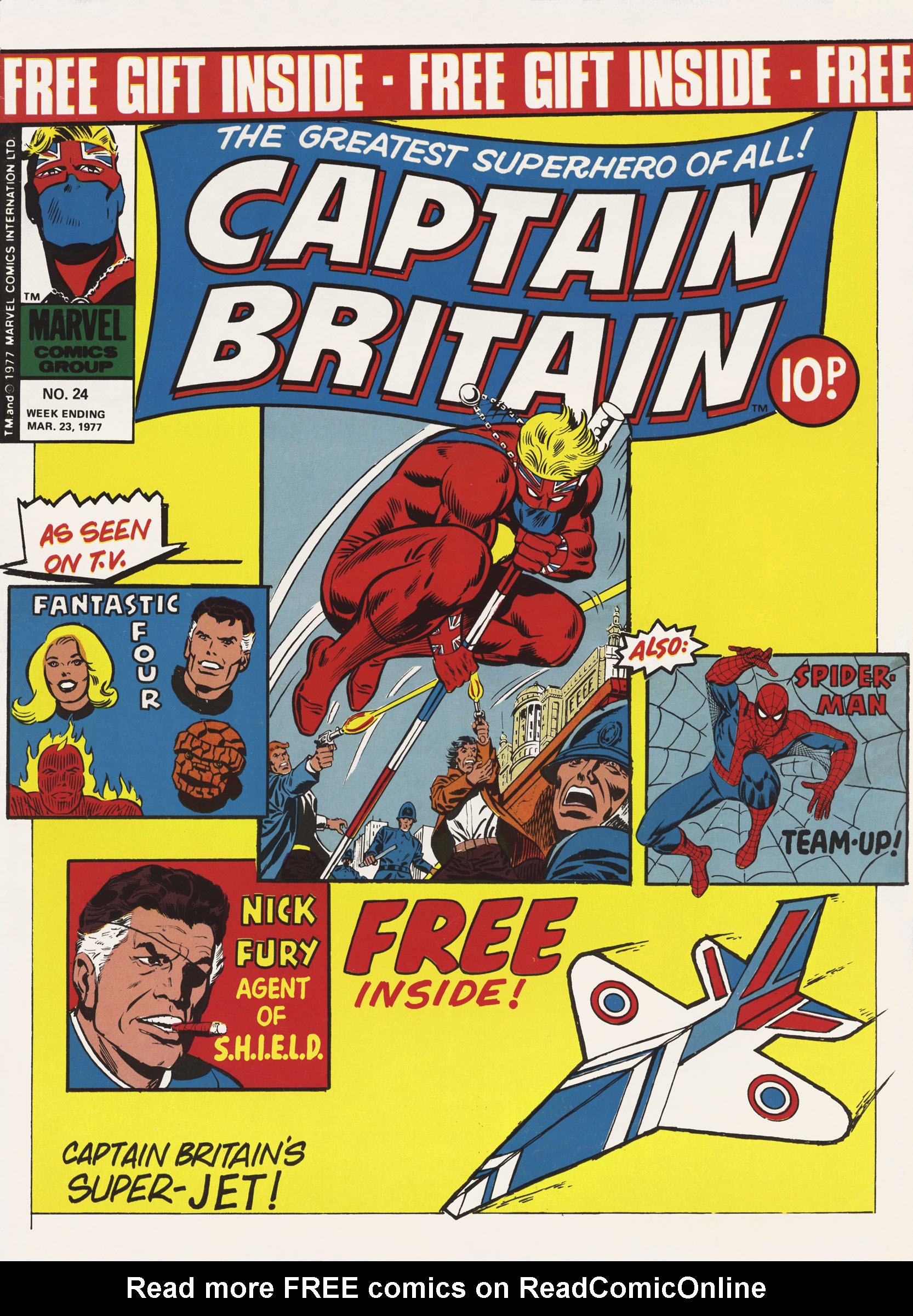 Read online Captain Britain (1976) comic -  Issue #24 - 1