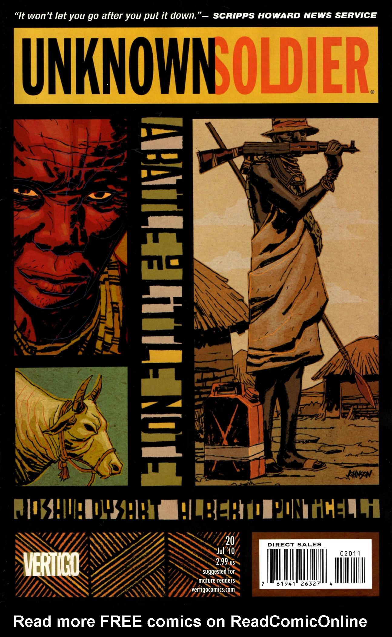 Read online Unknown Soldier (2008) comic -  Issue #20 - 1