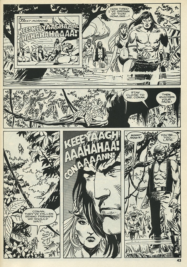 Read online The Savage Sword Of Conan comic -  Issue #136 - 42