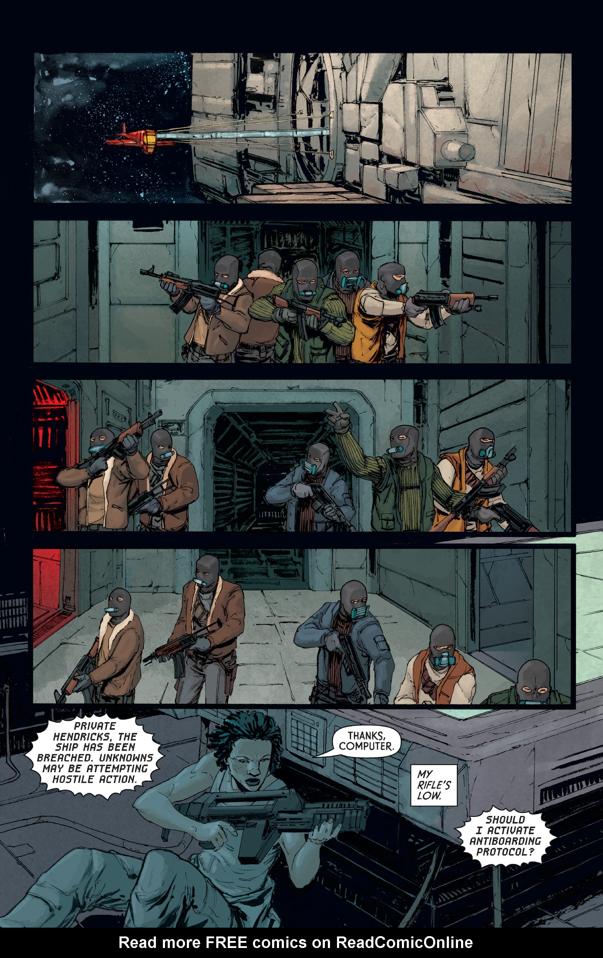 Read online Aliens: Defiance comic -  Issue #9 - 8