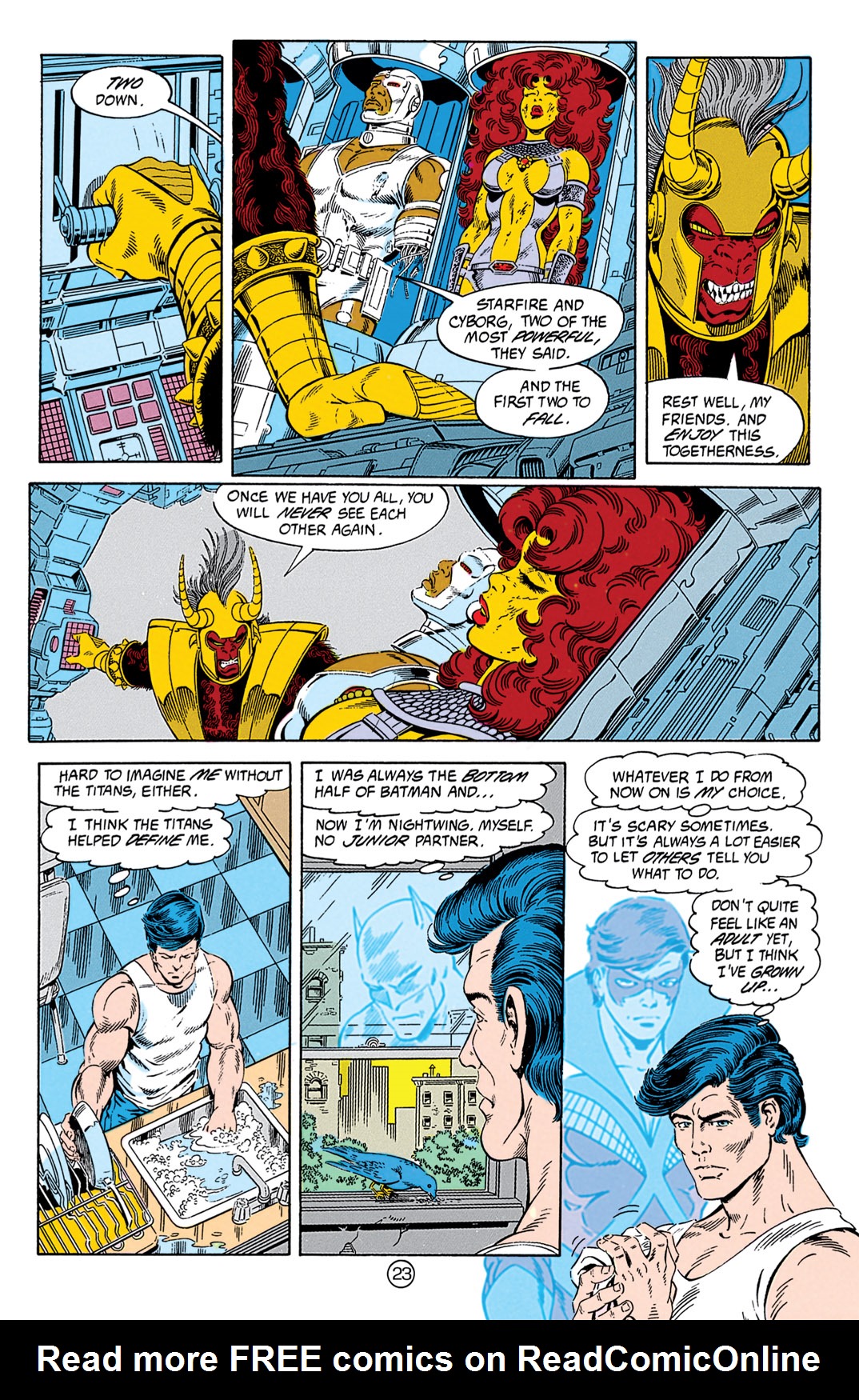 Read online The New Titans (1988) comic -  Issue #71 - 24