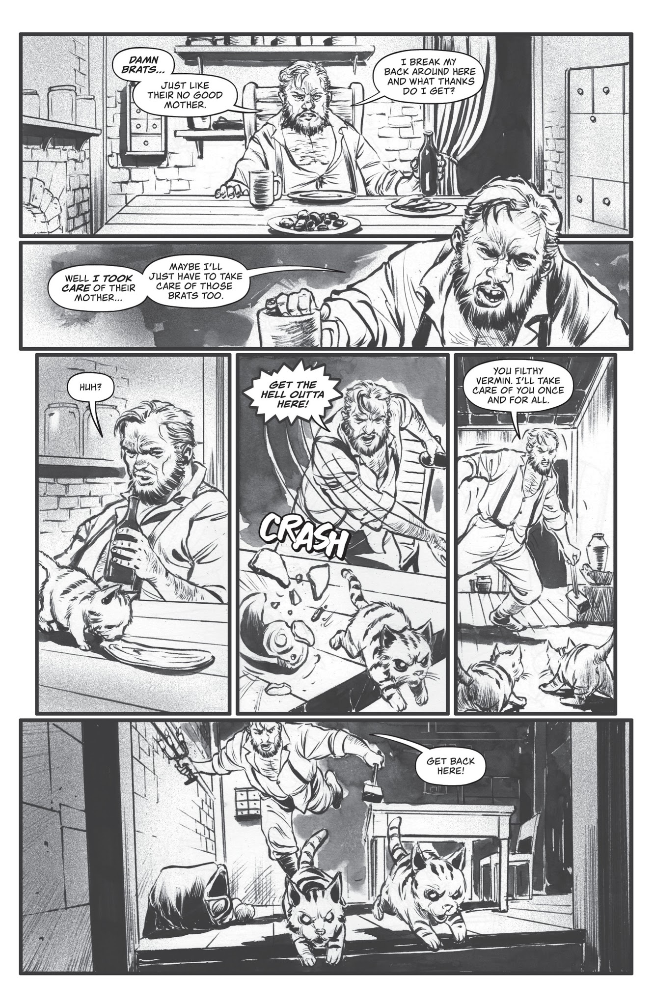 Read online Grimm Tales of Terror Black & White Special Edition comic -  Issue # Full - 9