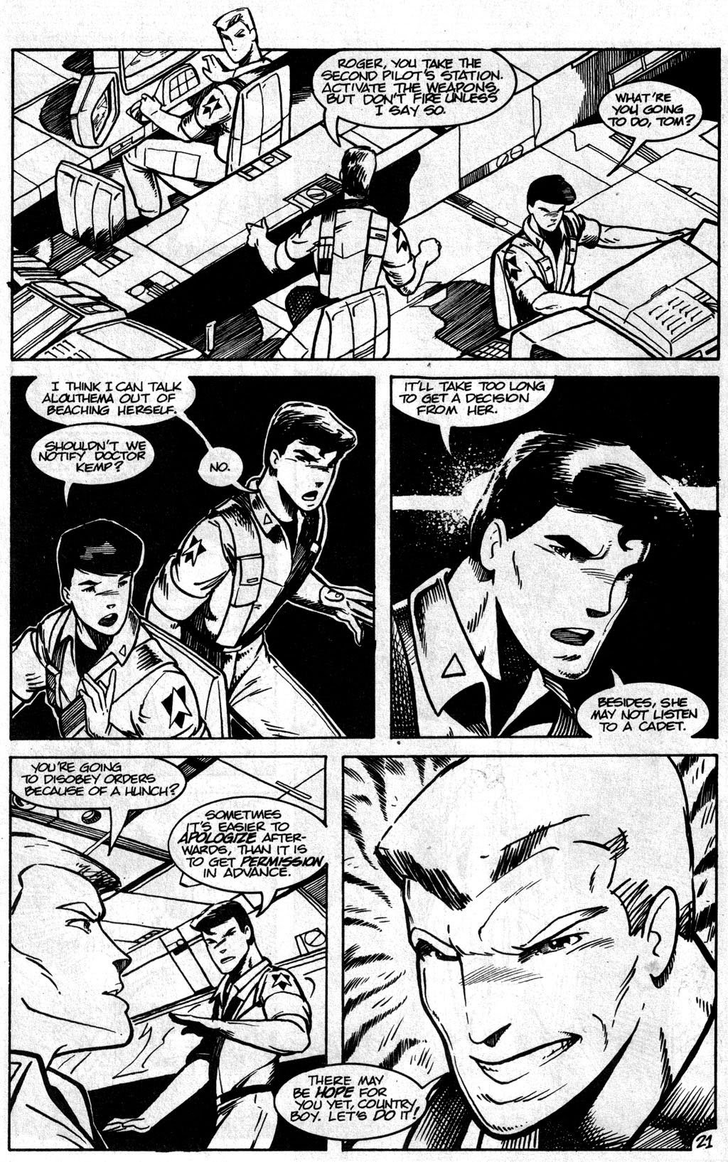 Read online Tom Corbett Space Cadet (1990) comic -  Issue #1 - 24