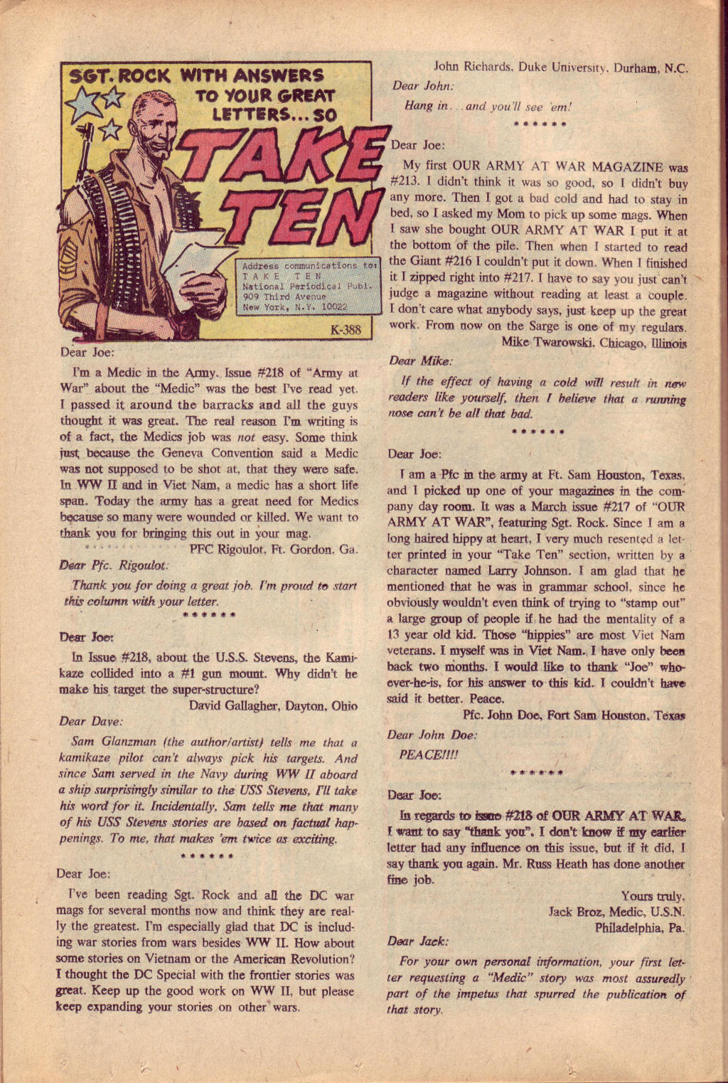 Read online Our Army at War (1952) comic -  Issue #222 - 26
