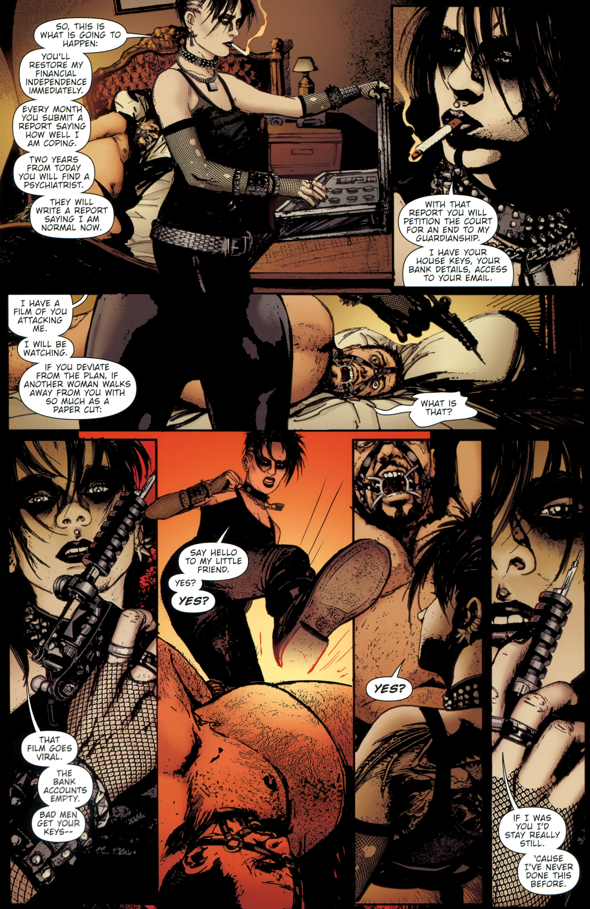 Read online The Girl With the Dragon Tattoo comic -  Issue # TPB 1 - 144