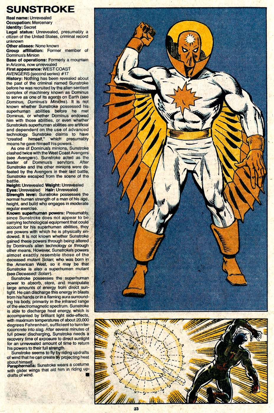 Read online The Official Handbook of the Marvel Universe: Update '89 comic -  Issue #7 - 25
