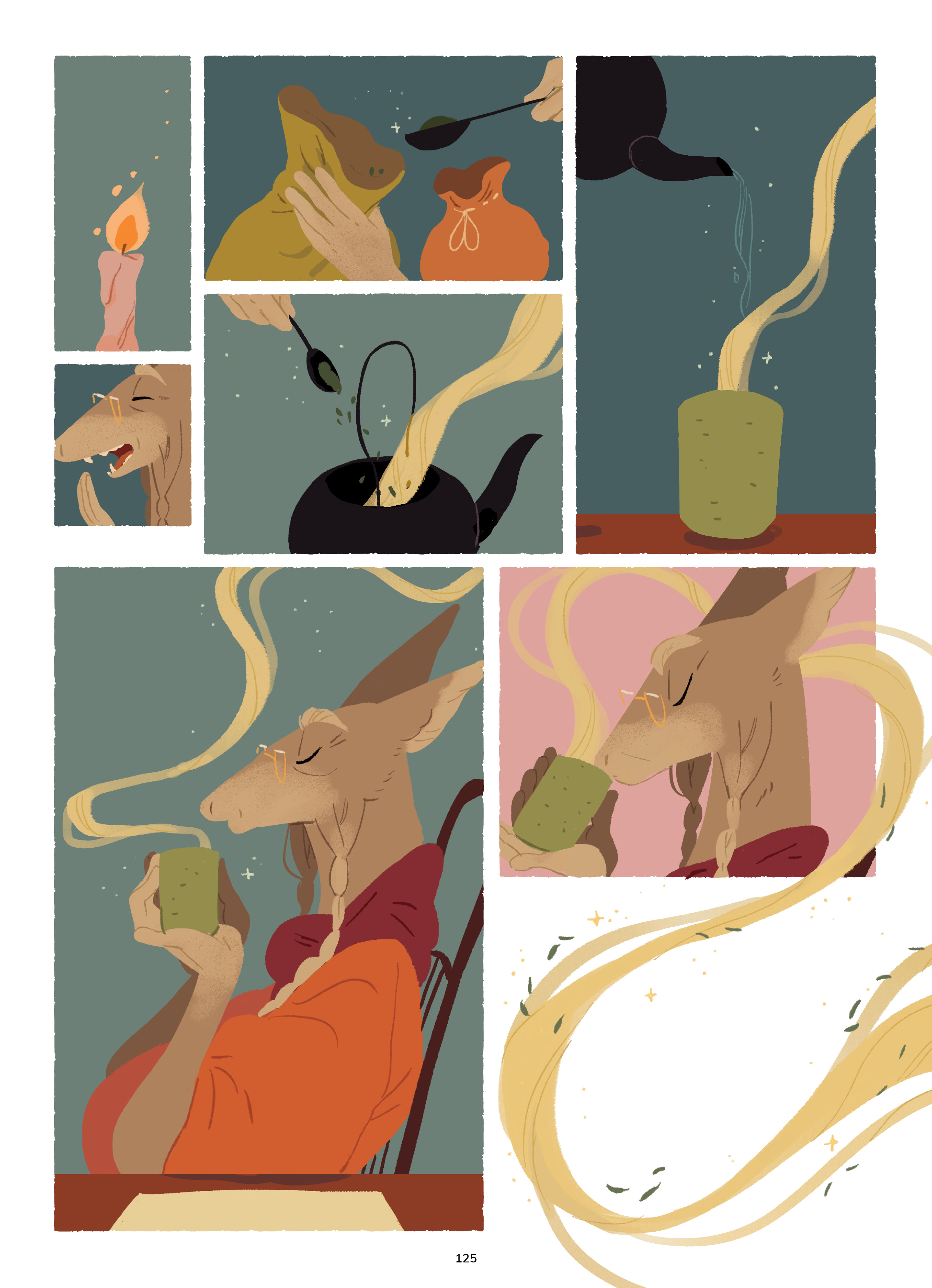 Read online The Tea Dragon Series comic -  Issue # The Tea Dragon Tapestry - 126