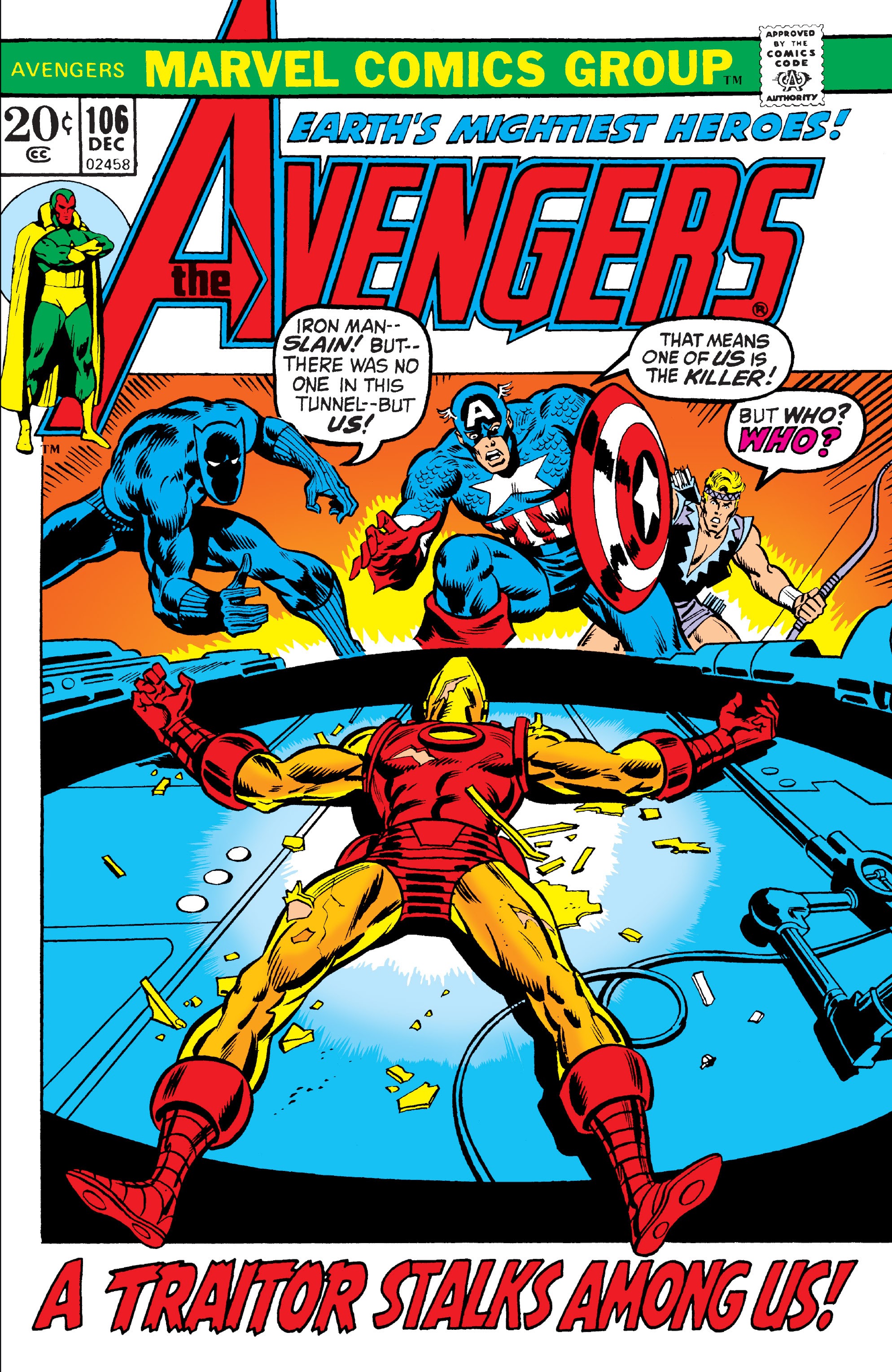 Read online The Avengers (1963) comic -  Issue #106 - 1