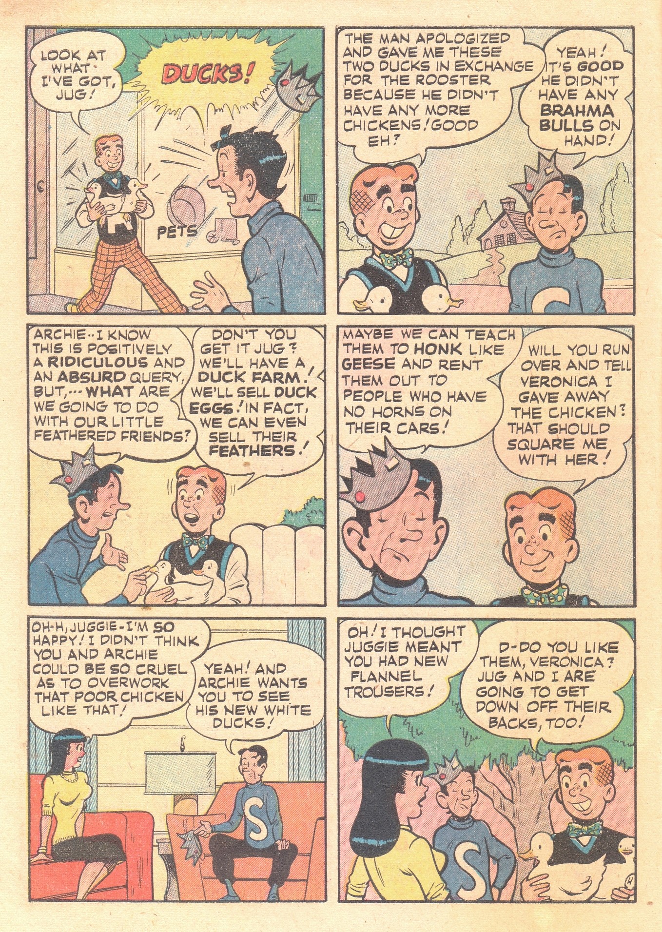 Read online Archie's Pal Jughead comic -  Issue #5 - 6