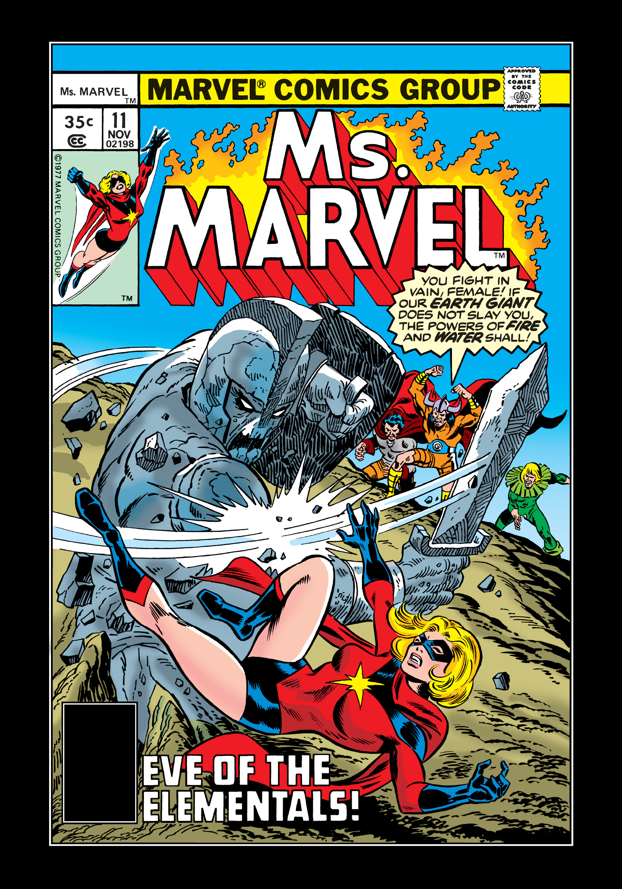 Read online Ms. Marvel (1977) comic -  Issue #11 - 1