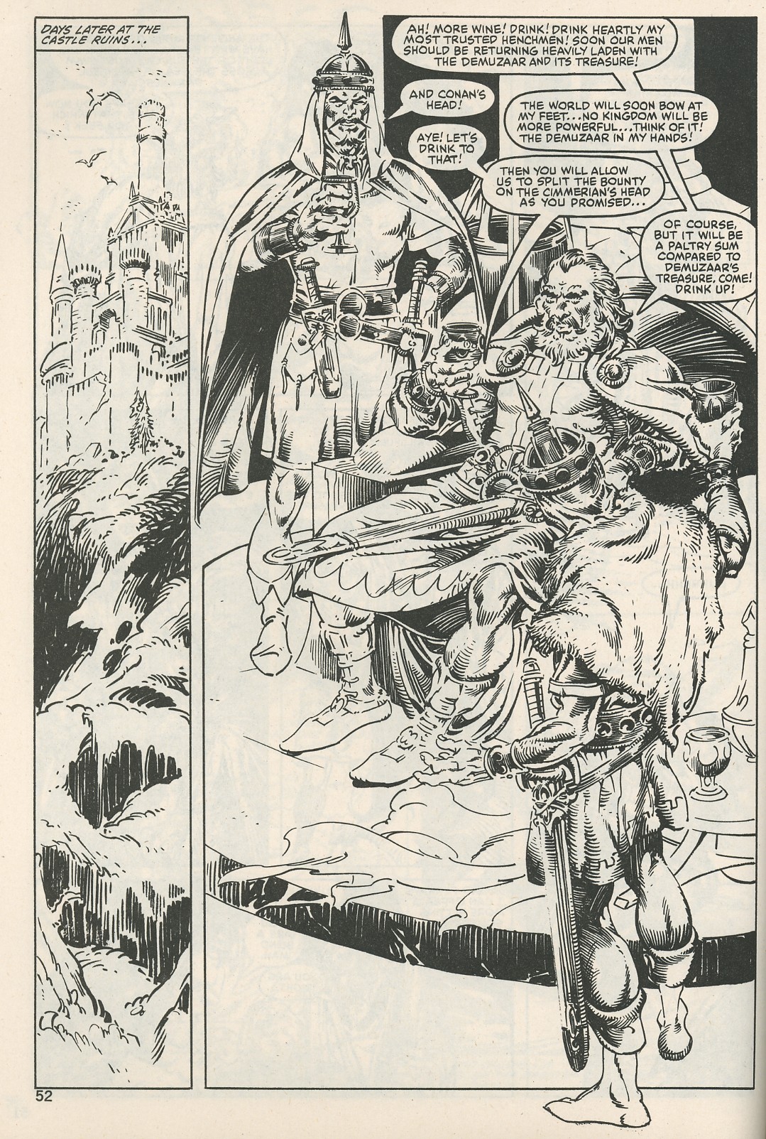 Read online The Savage Sword Of Conan comic -  Issue #114 - 52