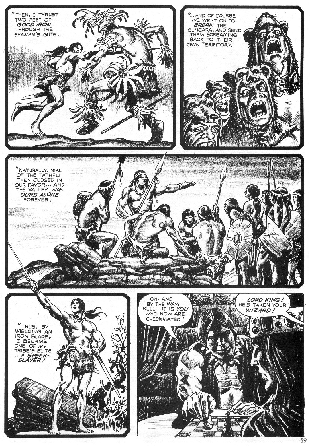 Read online The Savage Sword Of Conan comic -  Issue #55 - 58