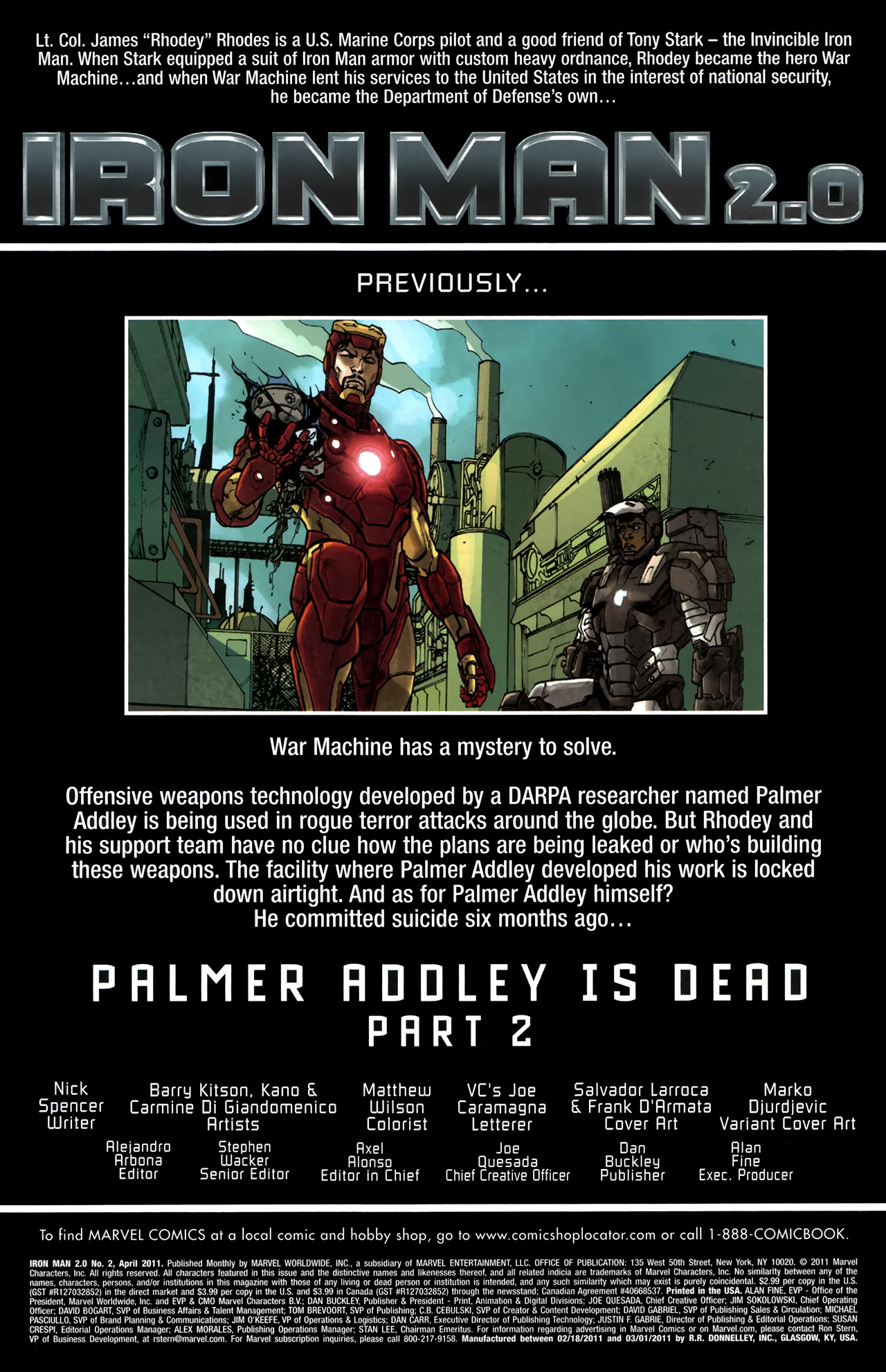 Read online Iron Man 2.0 comic -  Issue #2 - 3