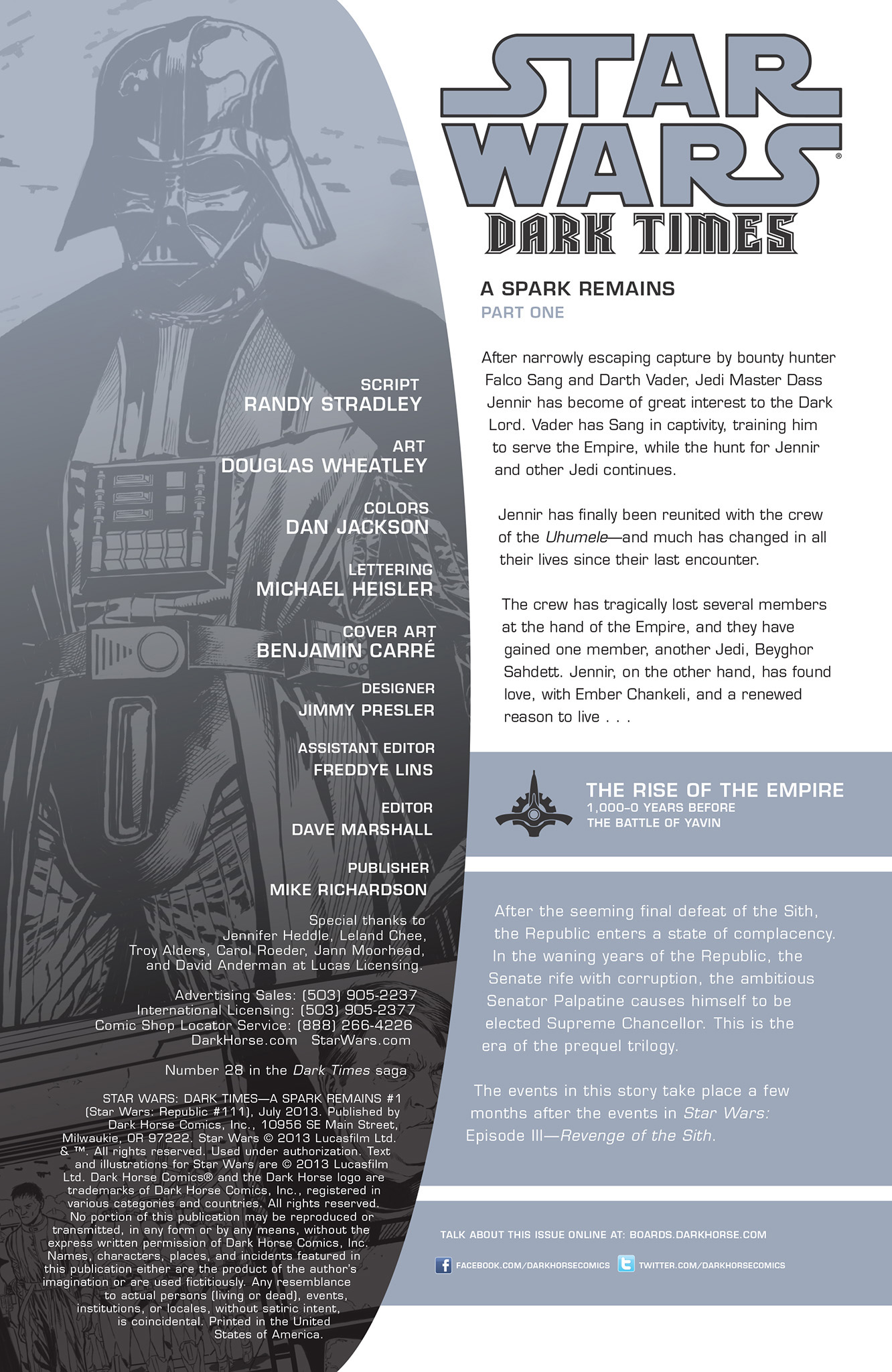 Read online Star Wars: Dark Times - A Spark Remains comic -  Issue #1 - 2