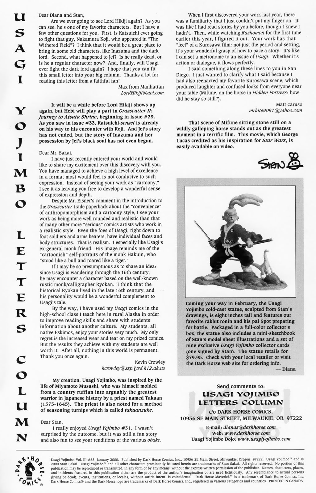 Read online Usagi Yojimbo (1996) comic -  Issue #35 - 27