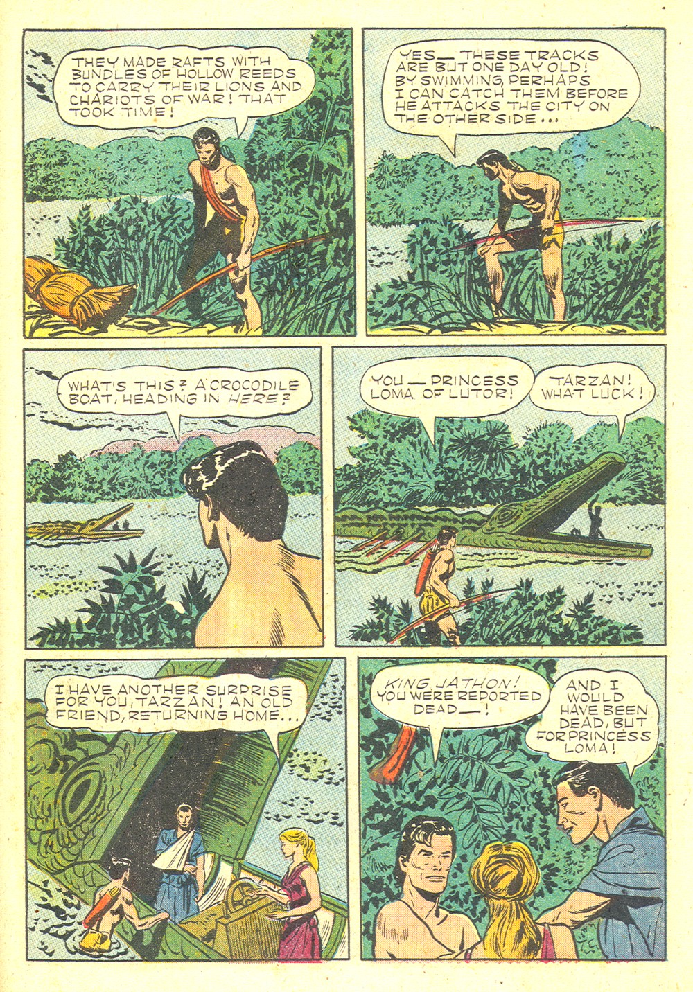 Read online Tarzan (1948) comic -  Issue #45 - 35