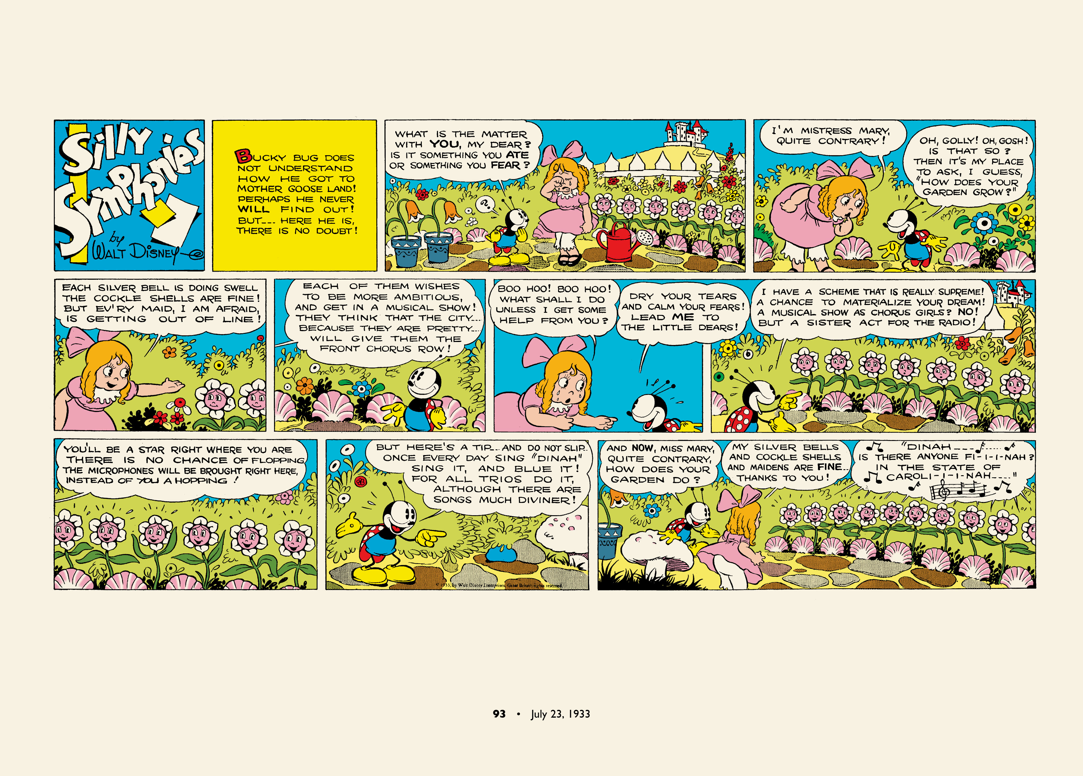 Read online Walt Disney's Silly Symphonies 1932-1935: Starring Bucky Bug and Donald Duck comic -  Issue # TPB (Part 1) - 93