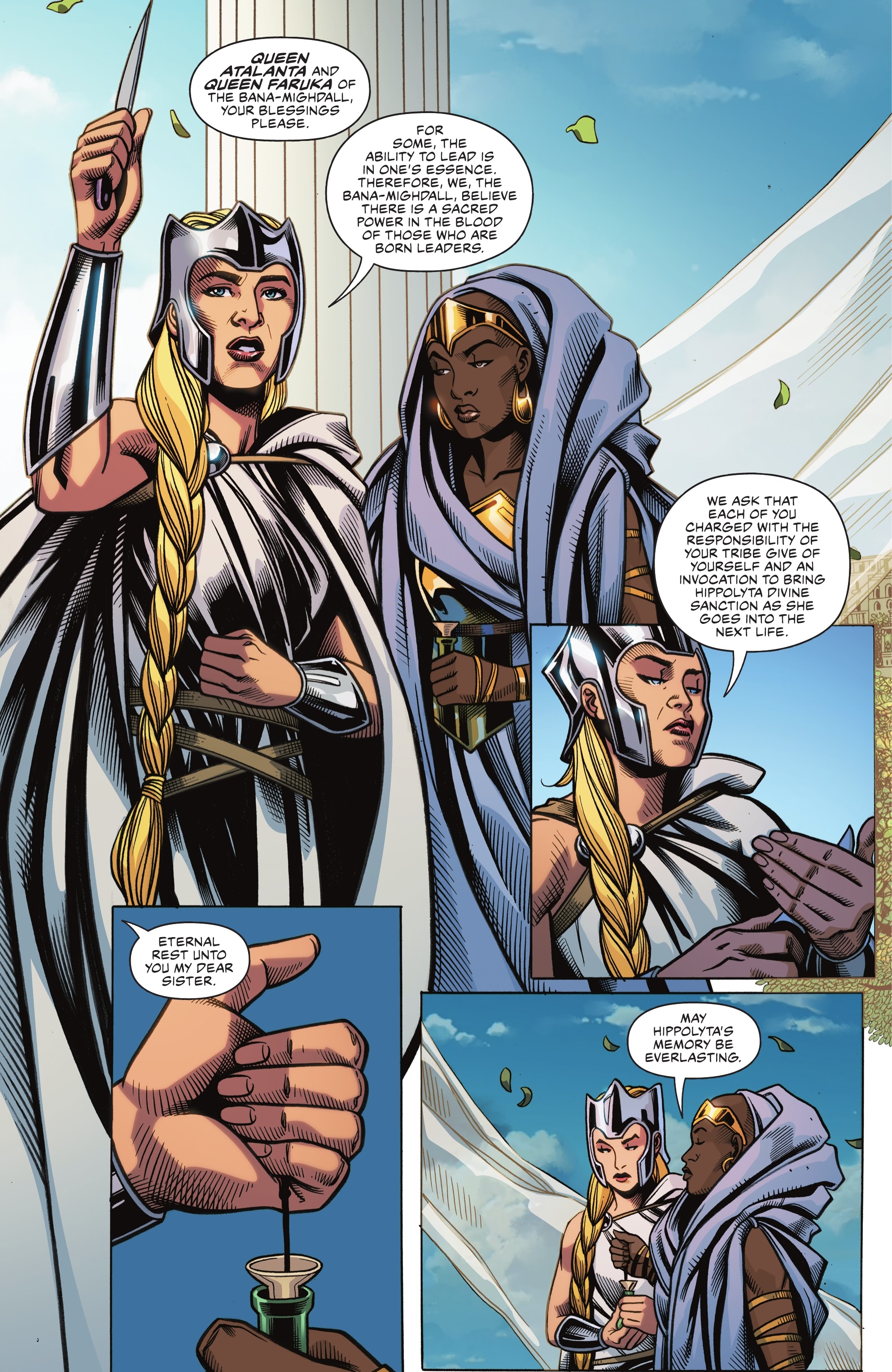 Read online Nubia & the Amazons comic -  Issue #6 - 6