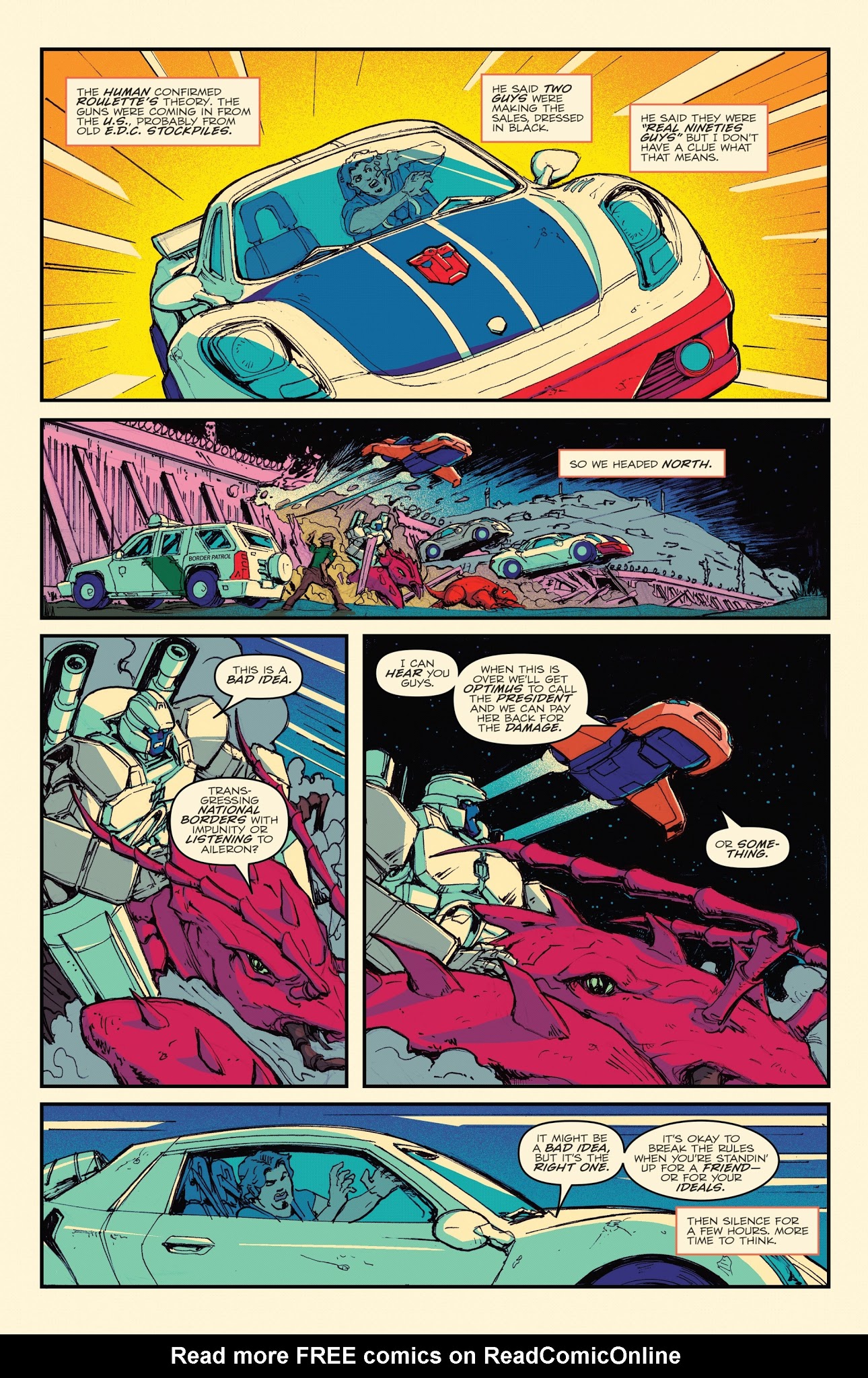 Read online Optimus Prime comic -  Issue #12 - 13