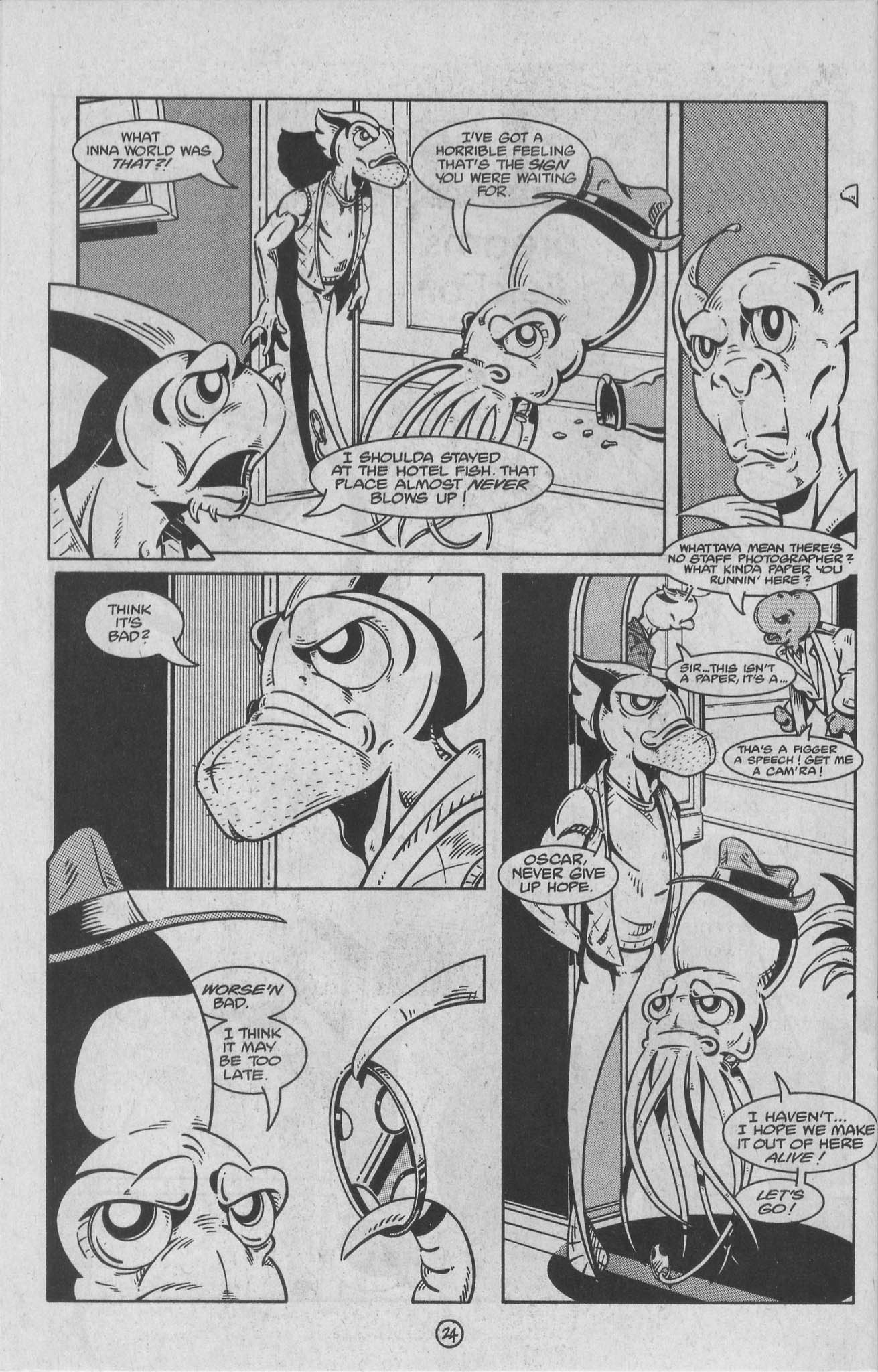 Read online The Fish Police comic -  Issue #19 - 26