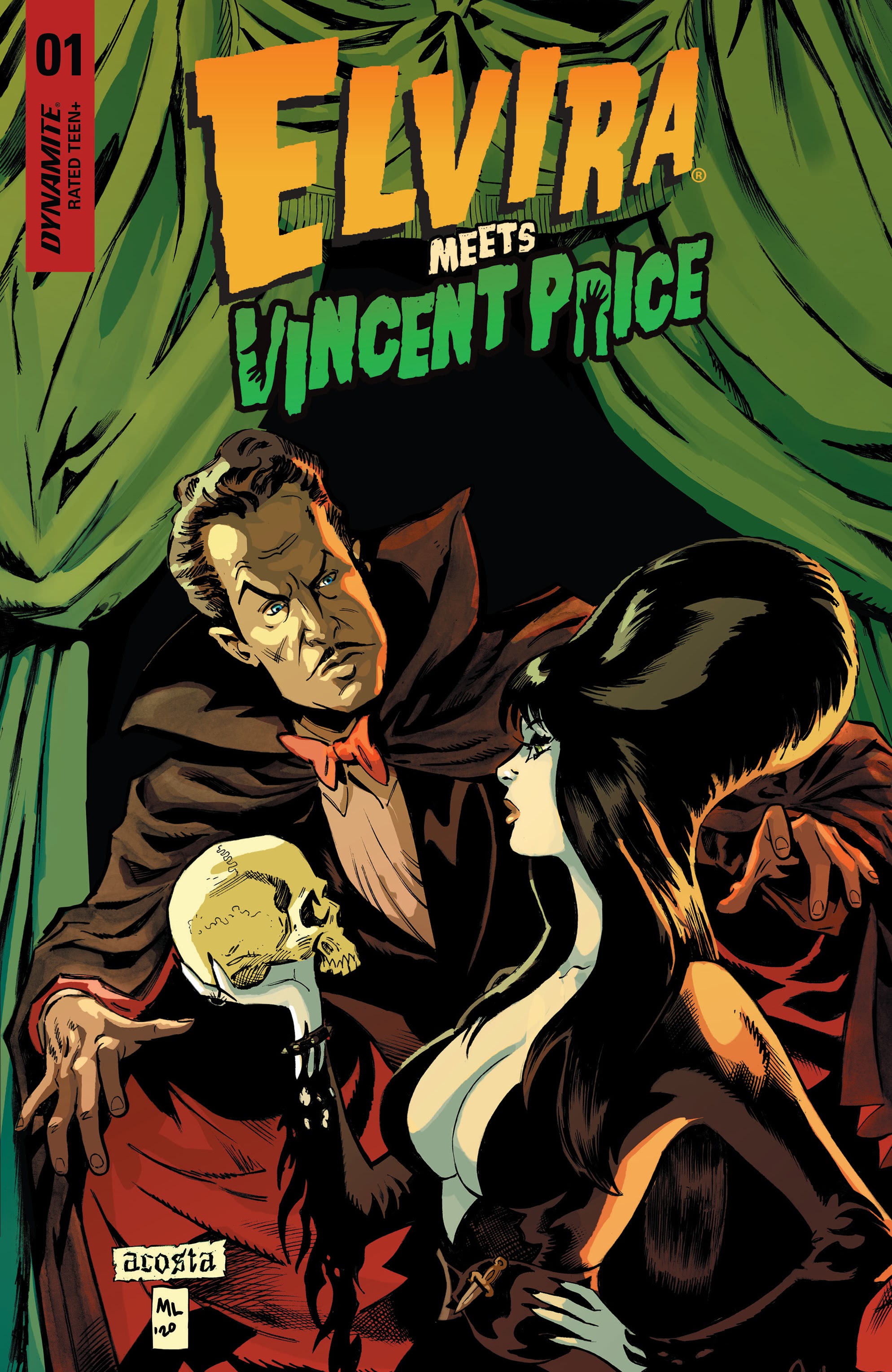 Read online Elvira Meets Vincent Price comic -  Issue #1 - 1