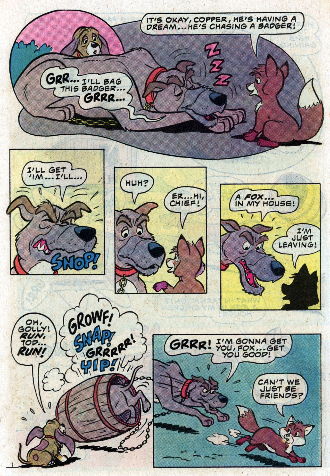 Read online Walt Disney Productions' The Fox and the Hound comic -  Issue #1 - 19