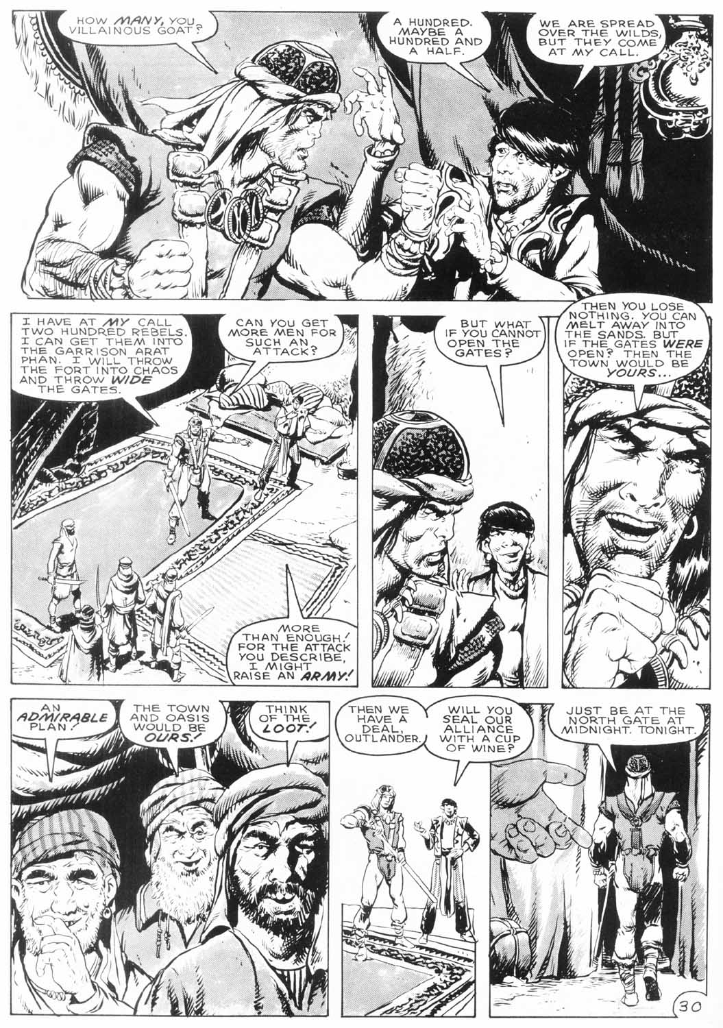 Read online The Savage Sword Of Conan comic -  Issue #153 - 33