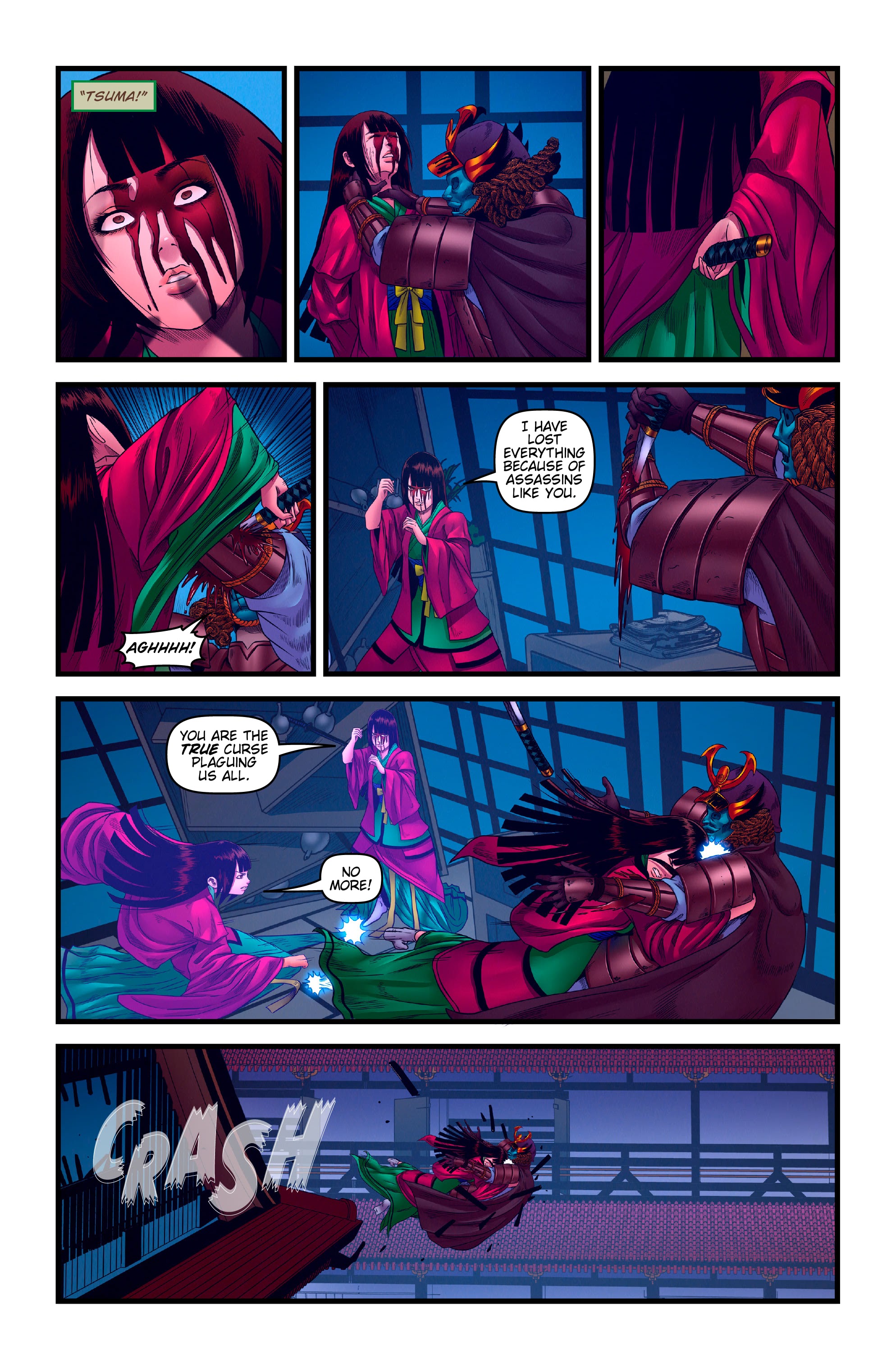 Read online Honor and Curse comic -  Issue #9 - 8