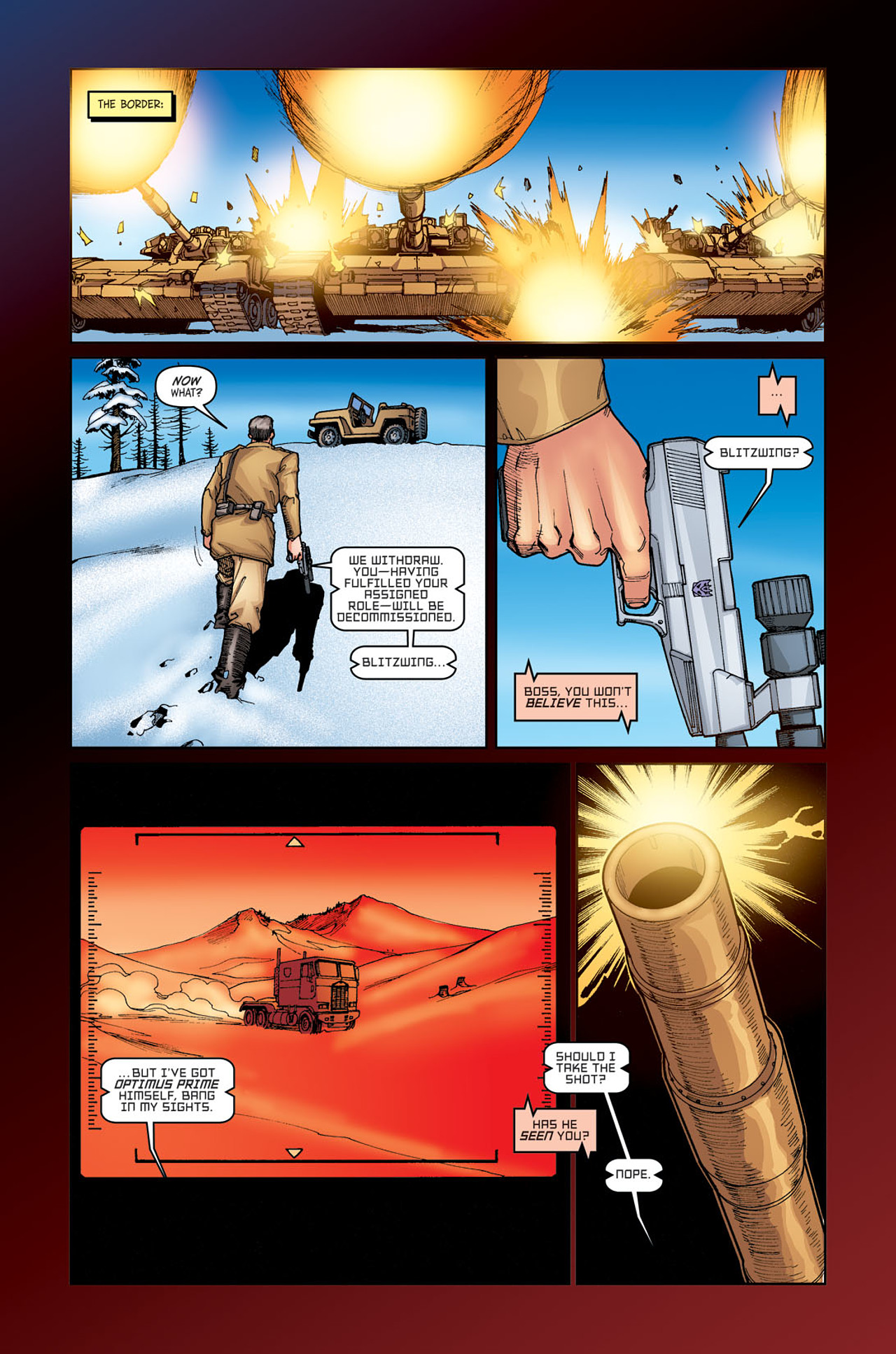 Read online The Transformers: Escalation comic -  Issue #3 - 23