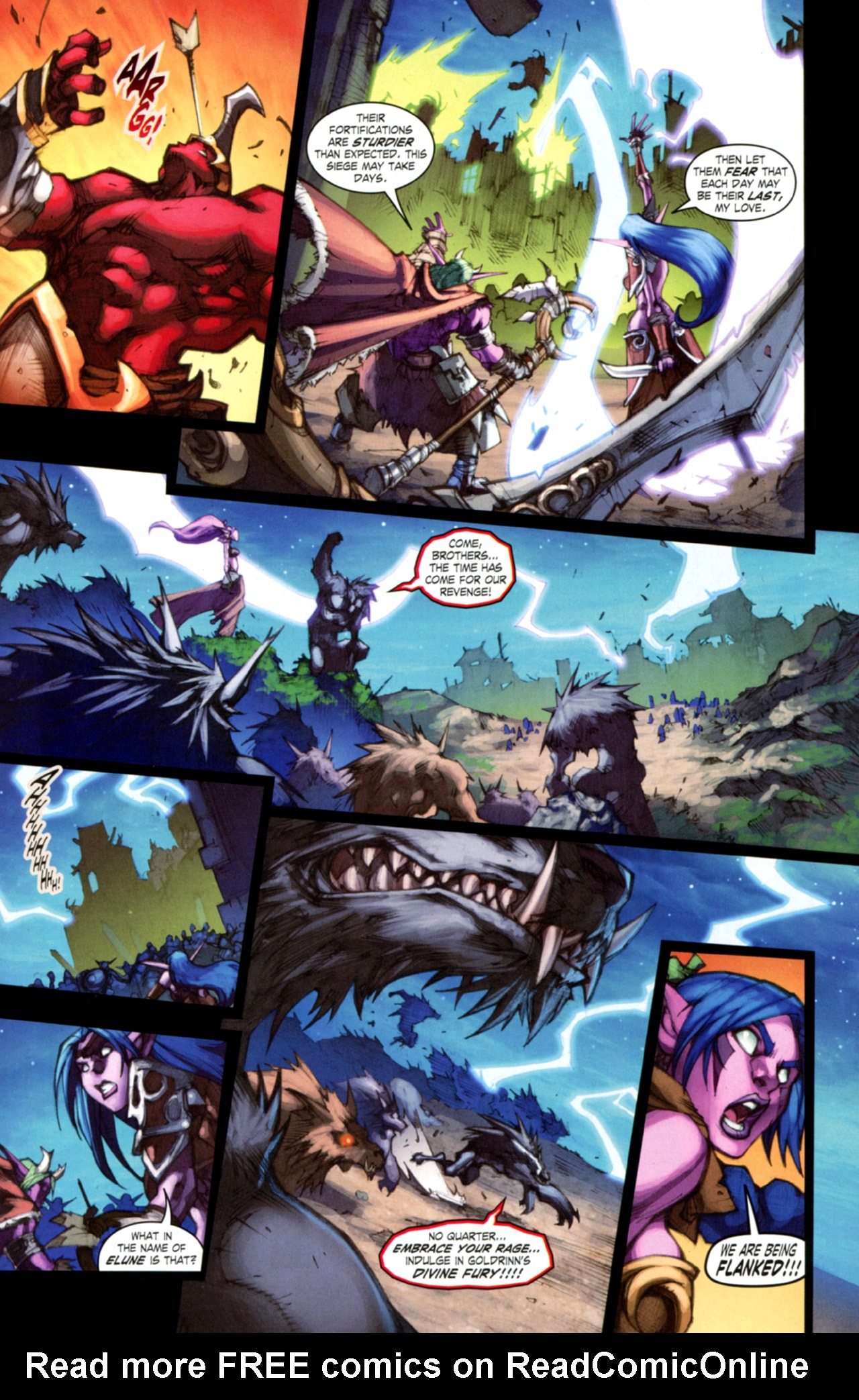 Read online World of Warcraft: Curse of the Worgen comic -  Issue #3 - 19